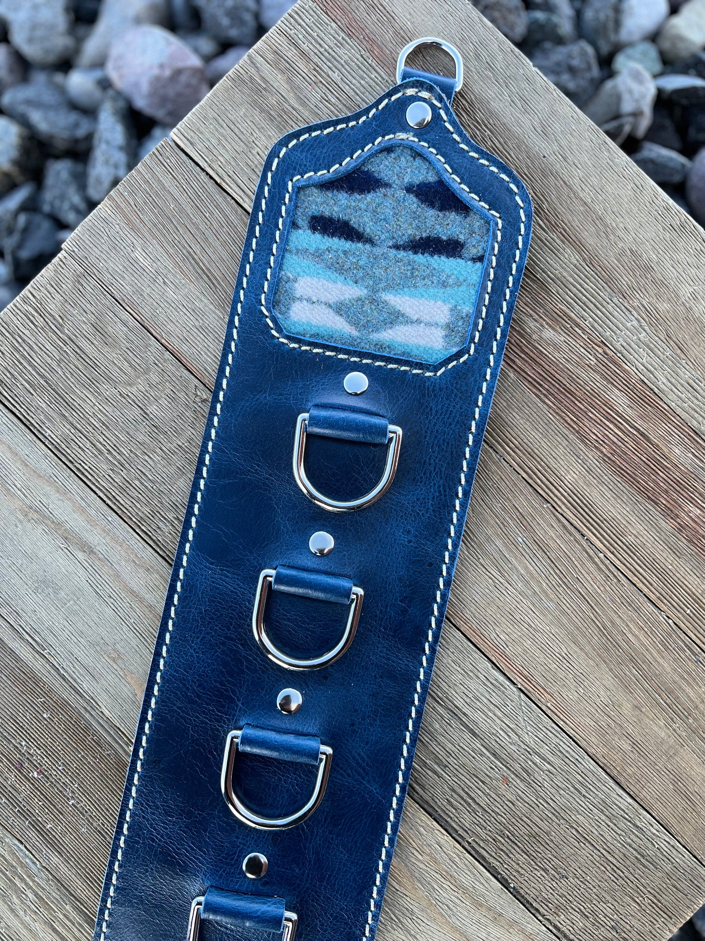 5 Ring Leather Wild Rag Holder