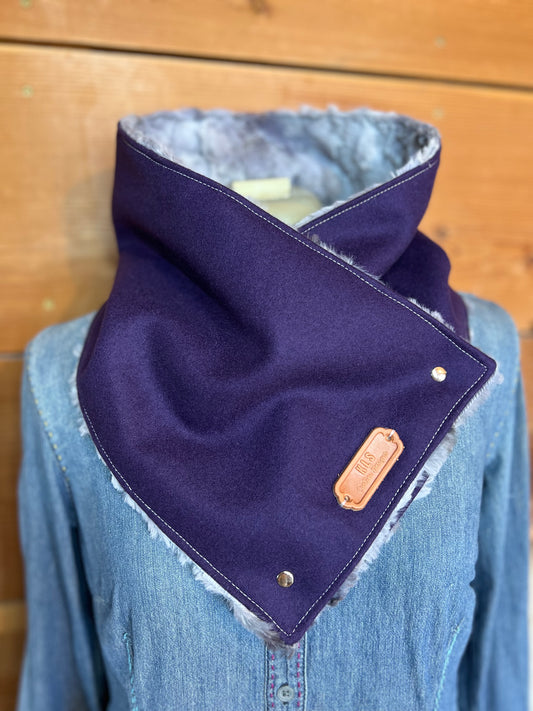Neck Cowl - Purple