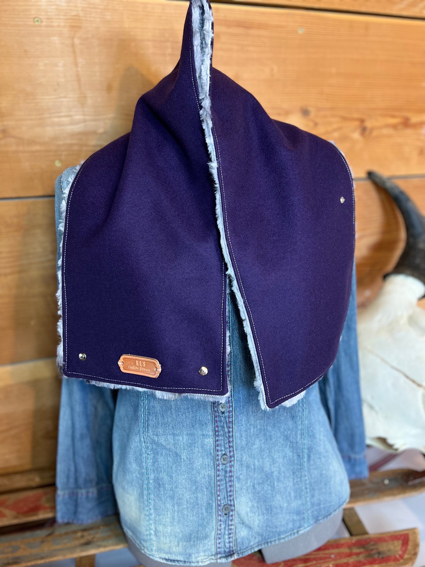 Neck Cowl - Purple