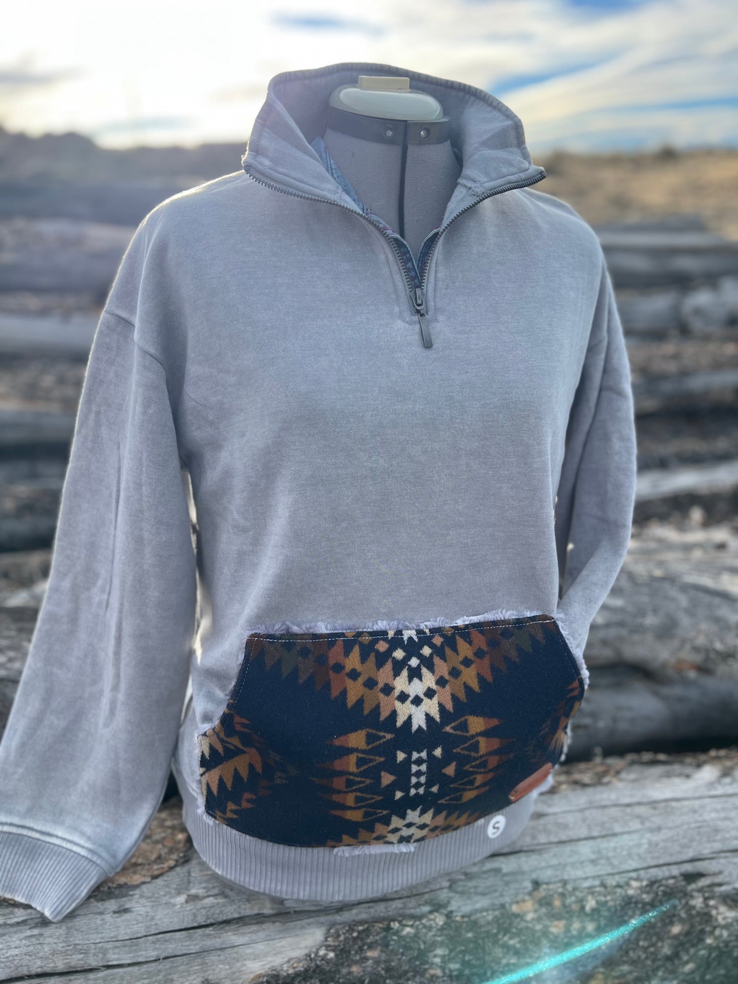 1/4 Zip Sweatshirt - Small