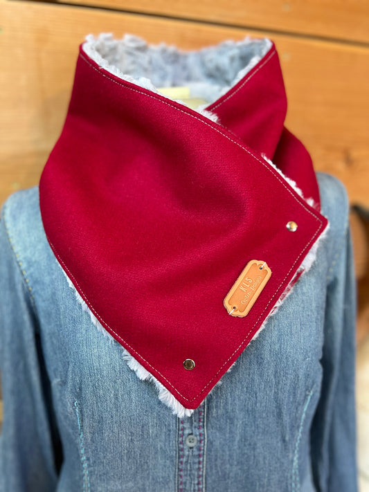 Neck Cowl - Red