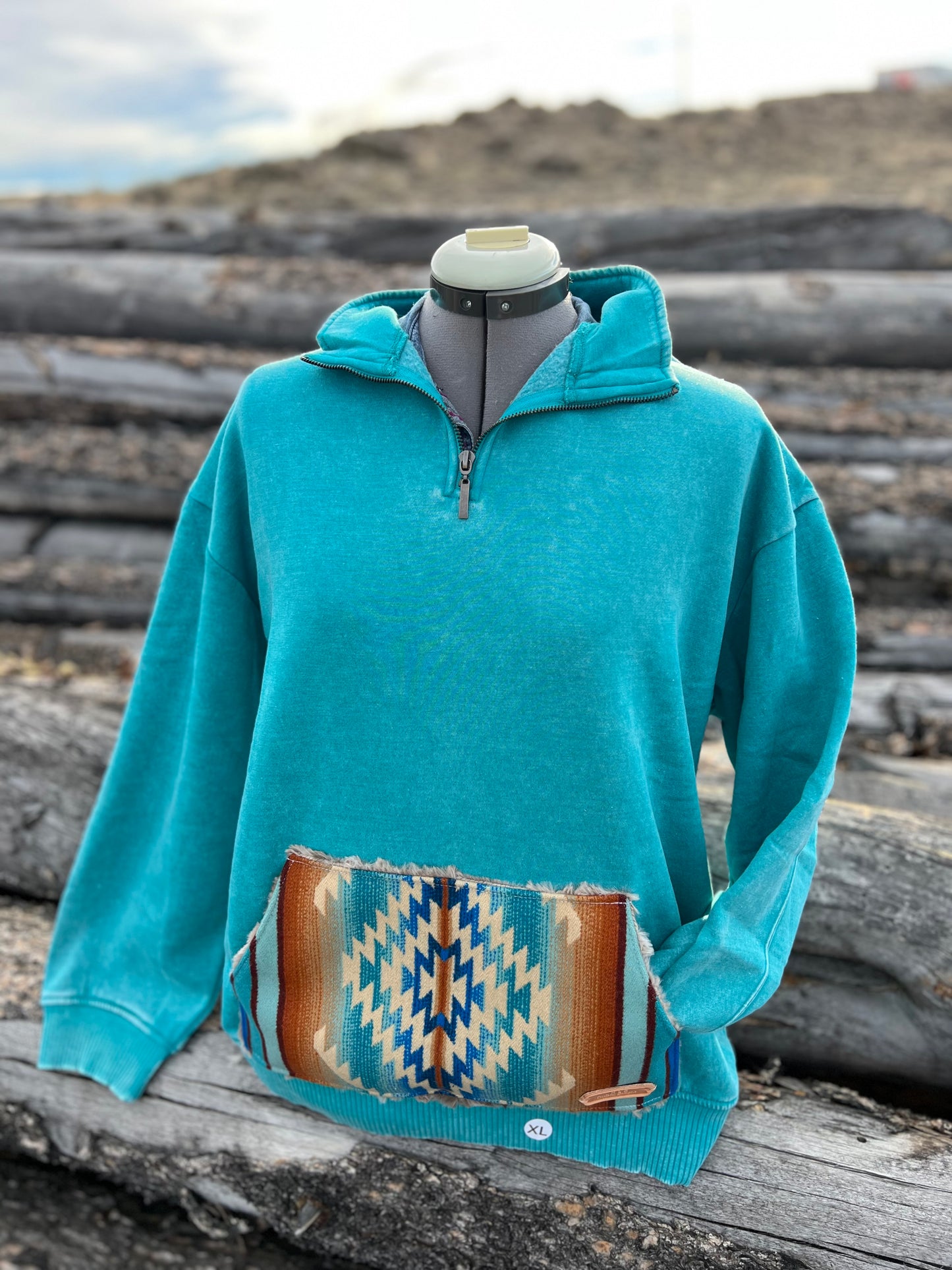 1/4 Zip Sweatshirt - 1X