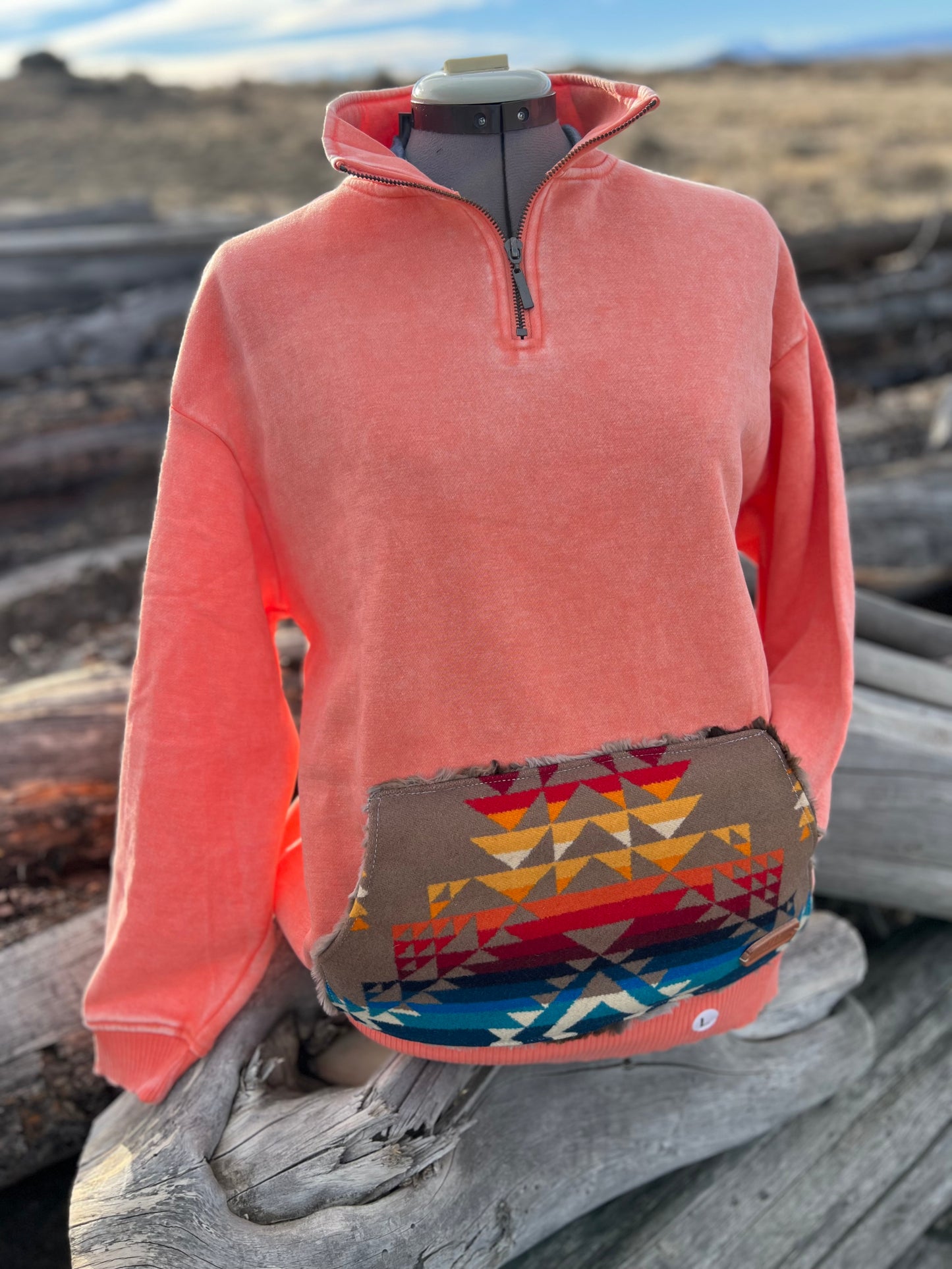 1/4 Zip Sweatshirt - Large