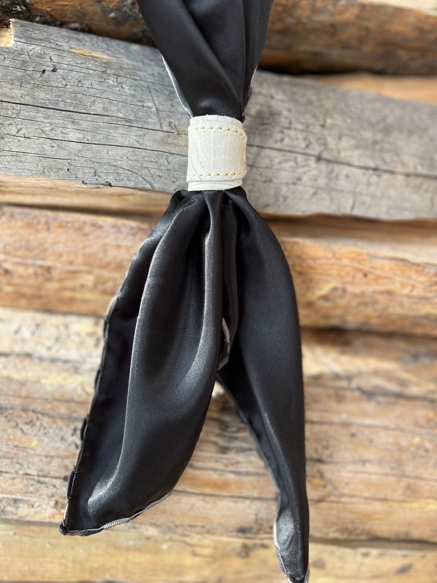 Leather Slide for Wild Rag/Scarf
