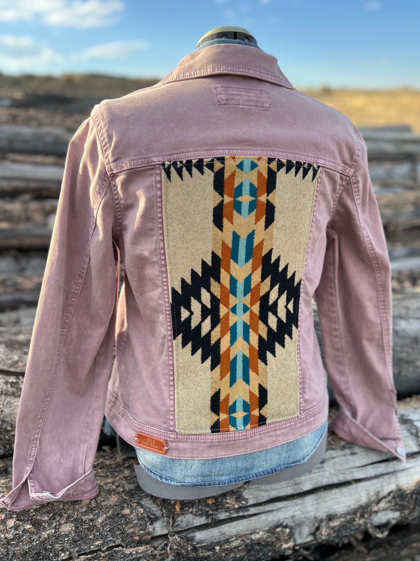 Mauve Dusty Pink Jacket with Pendleton ~Ladies M