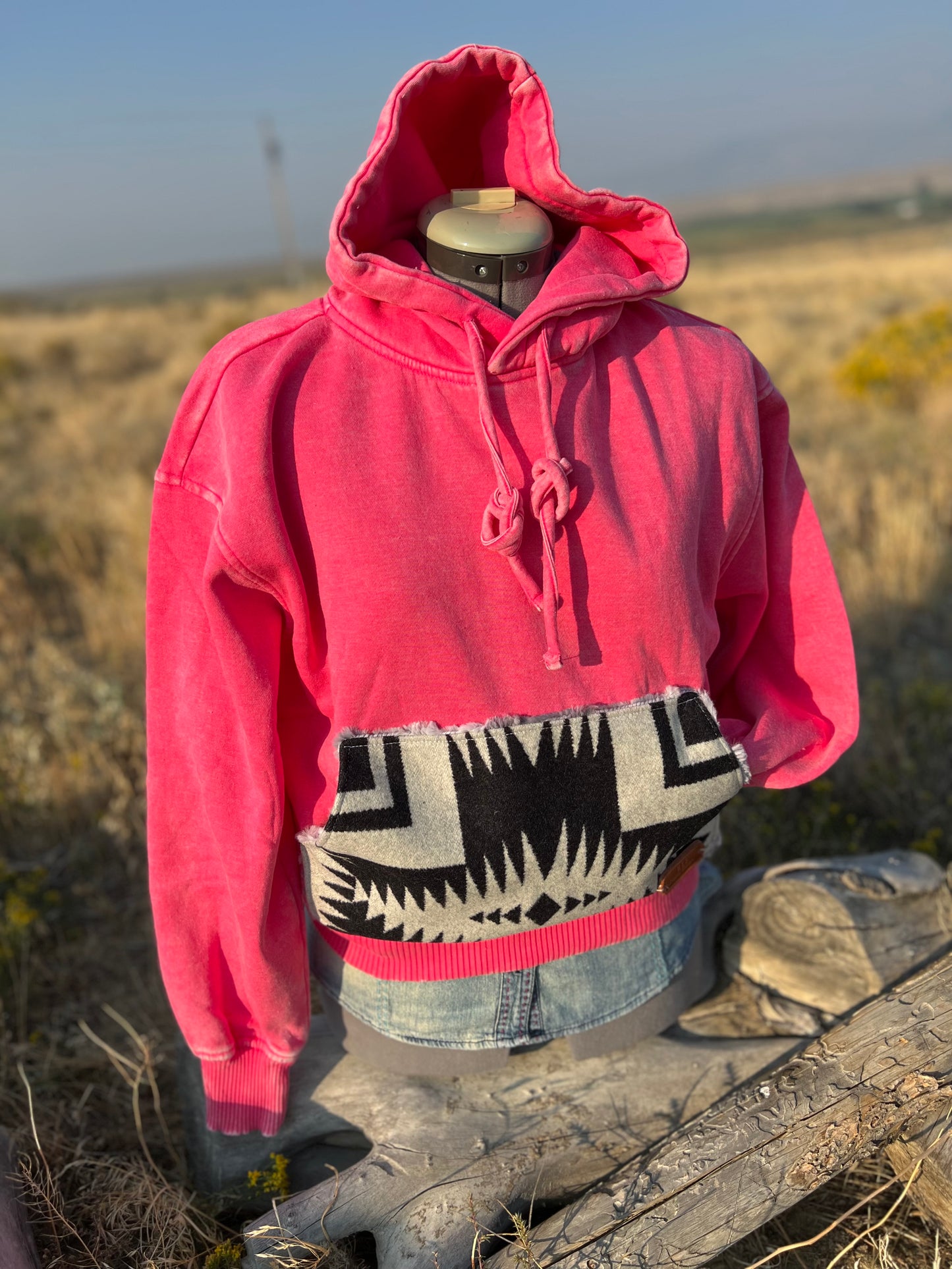 CROP Hoodie Sweatshirt - Small