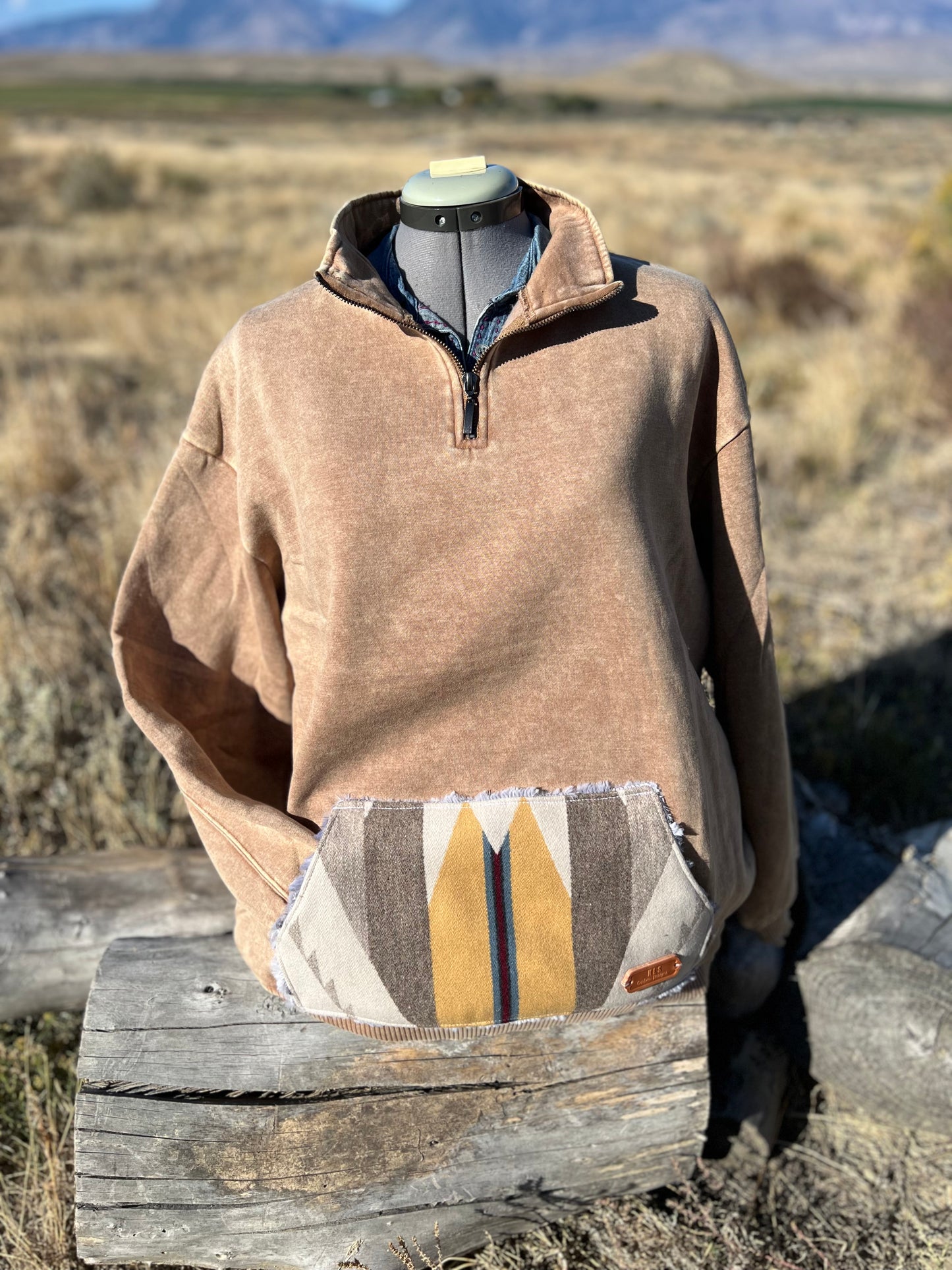 1/4 Zip Sweatshirt - 1X