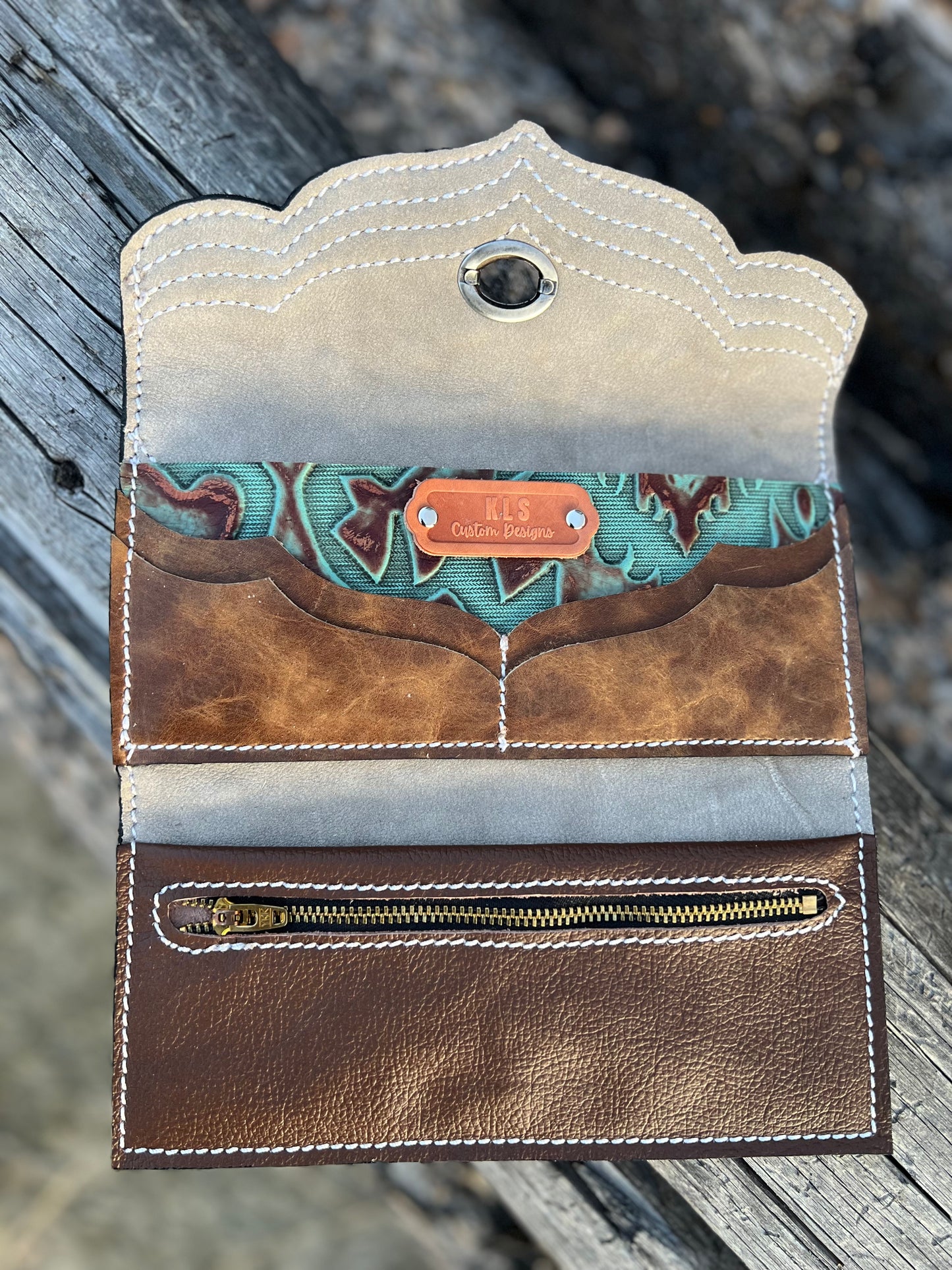 Tri-Fold Leather Wallet