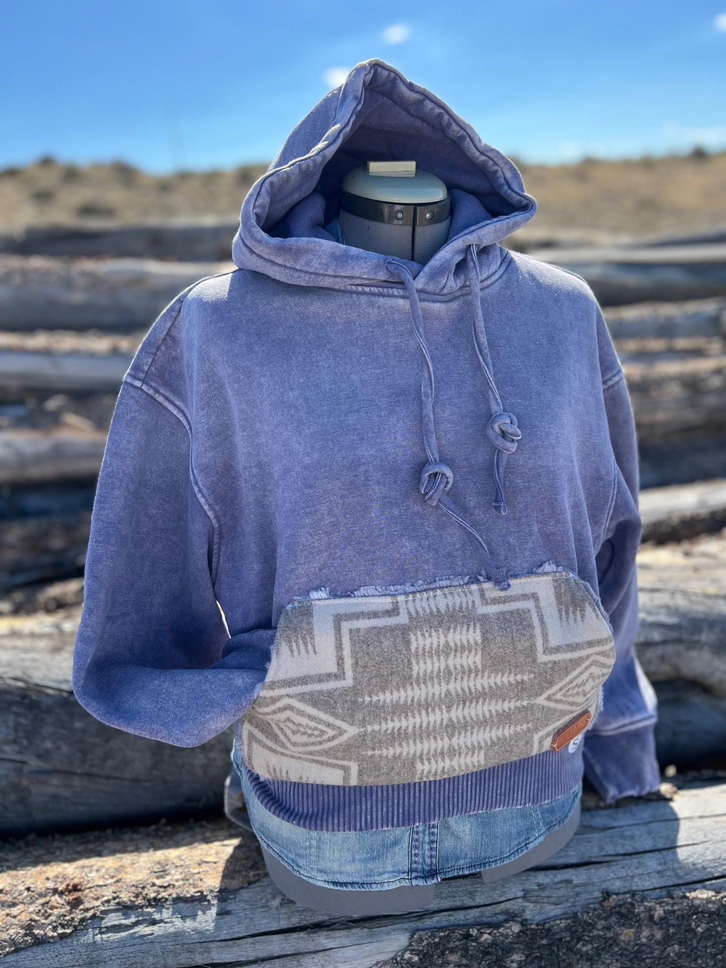 CROP Hoodie Sweatshirt - Small