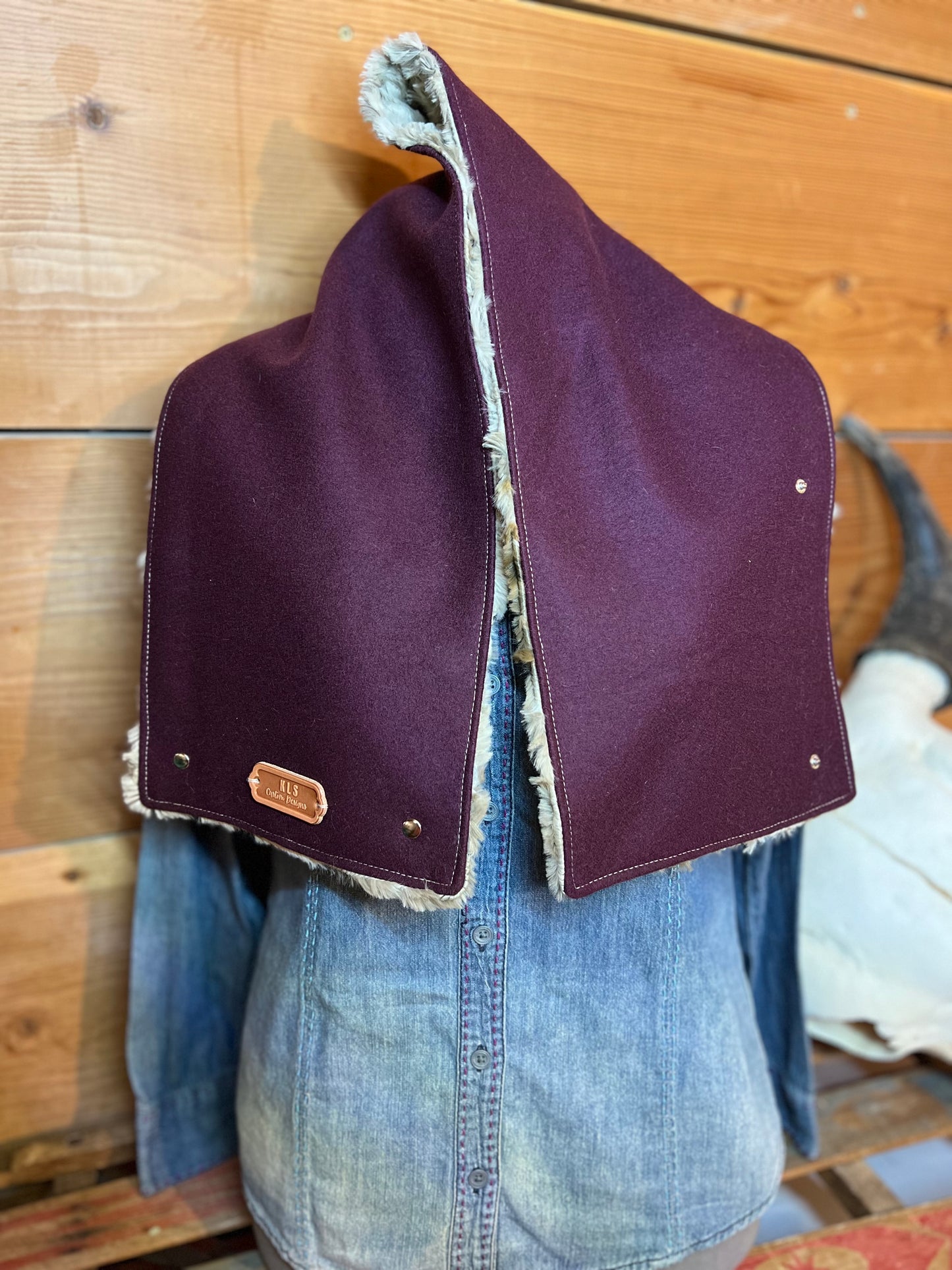 Neck Cowl - Plum