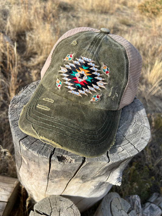 Bling Aztec Hat