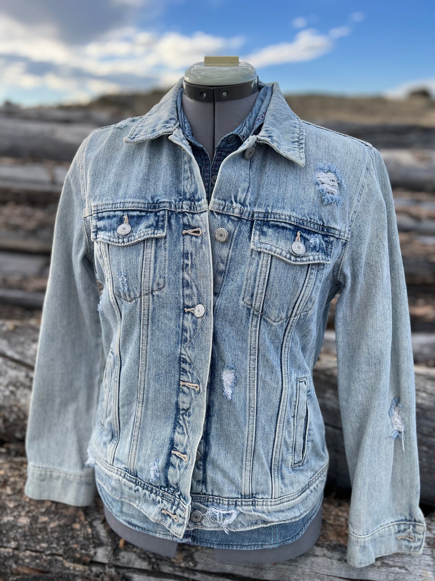 Jean Jacket with Pendleton ~Ladies M