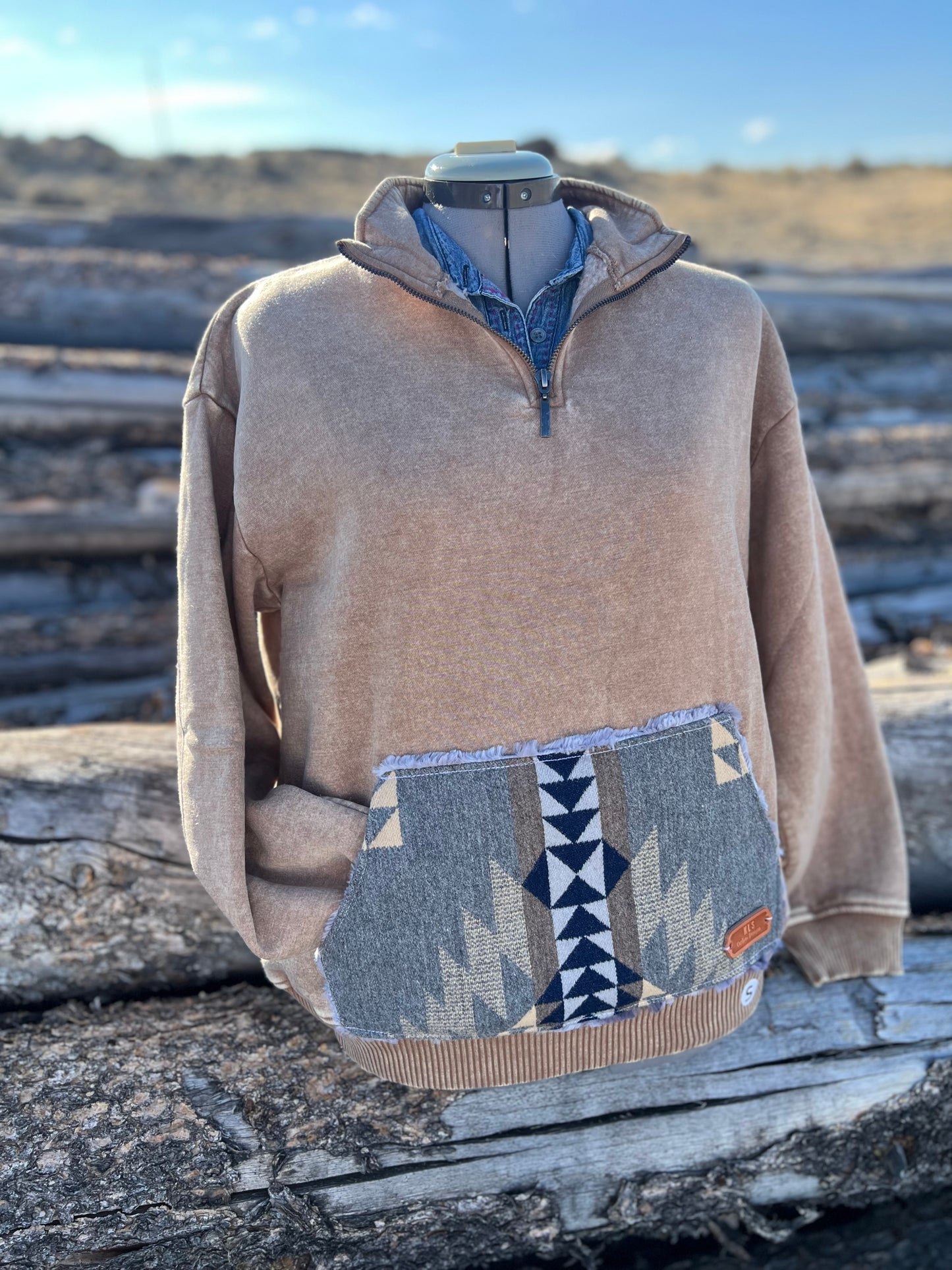 1/4 Zip Sweatshirt - Small