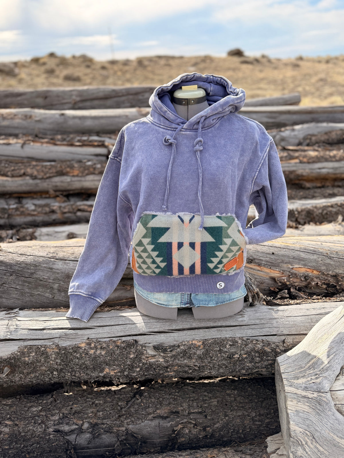 CROP Hoodie Sweatshirt - Small