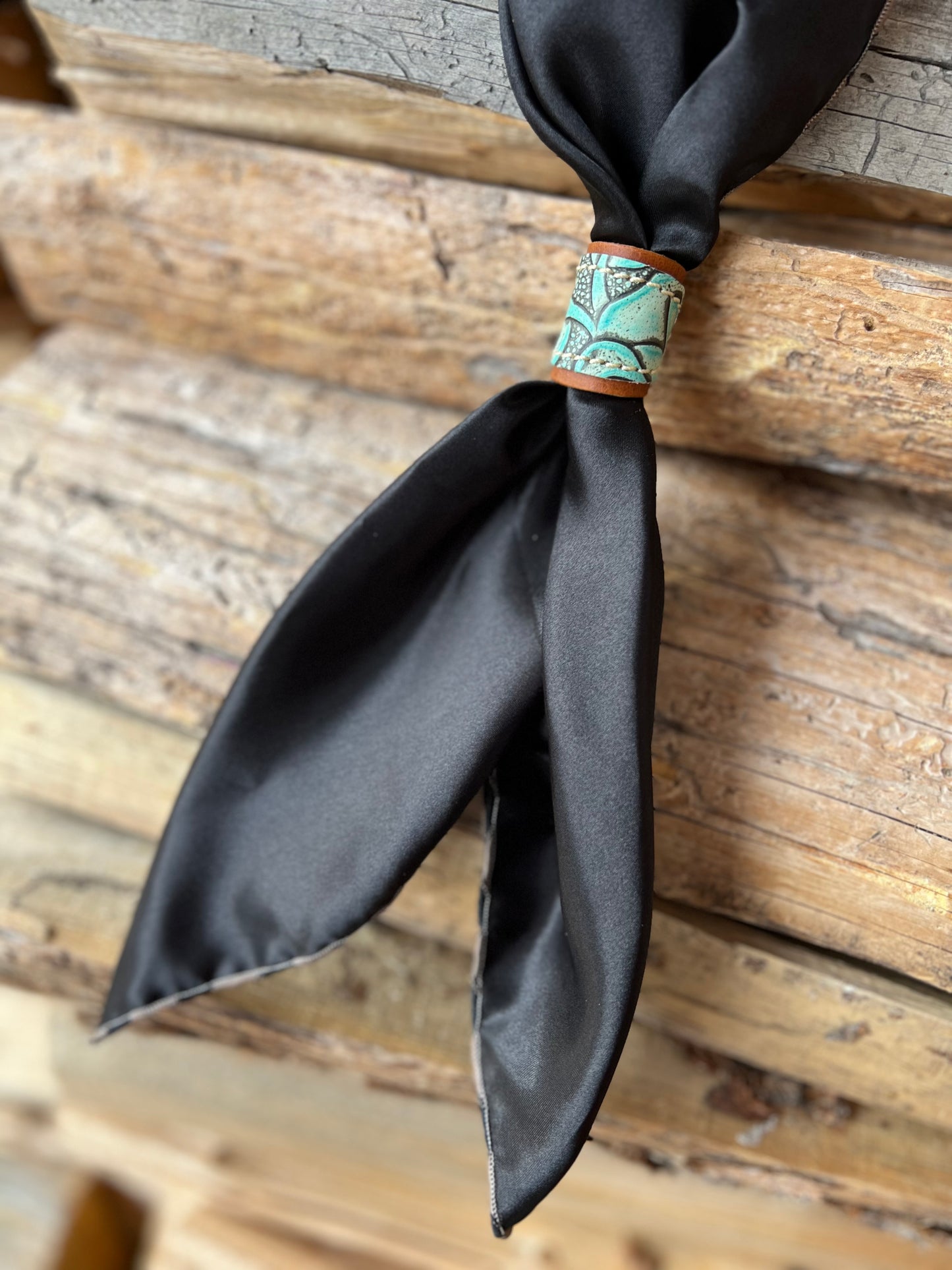 Leather Slide for Wild Rag/Scarf