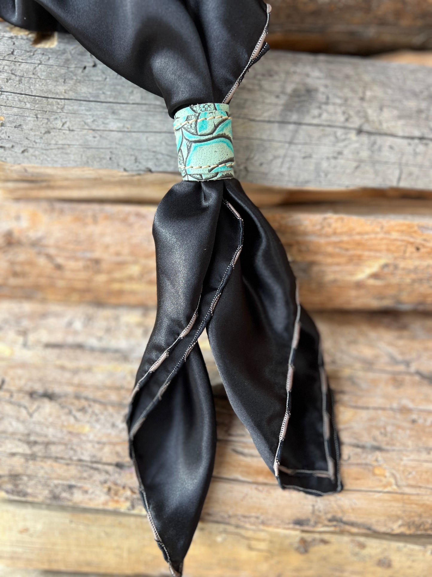 Leather Slide for Wild Rag/Scarf