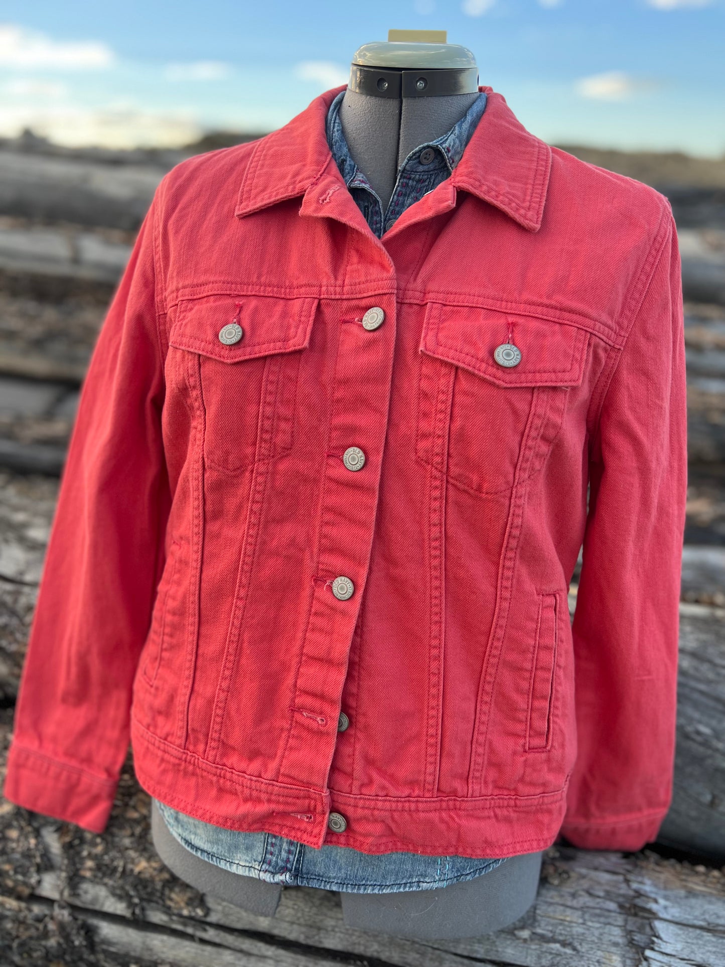 Coral Jacket with Pendleton ~Ladies L