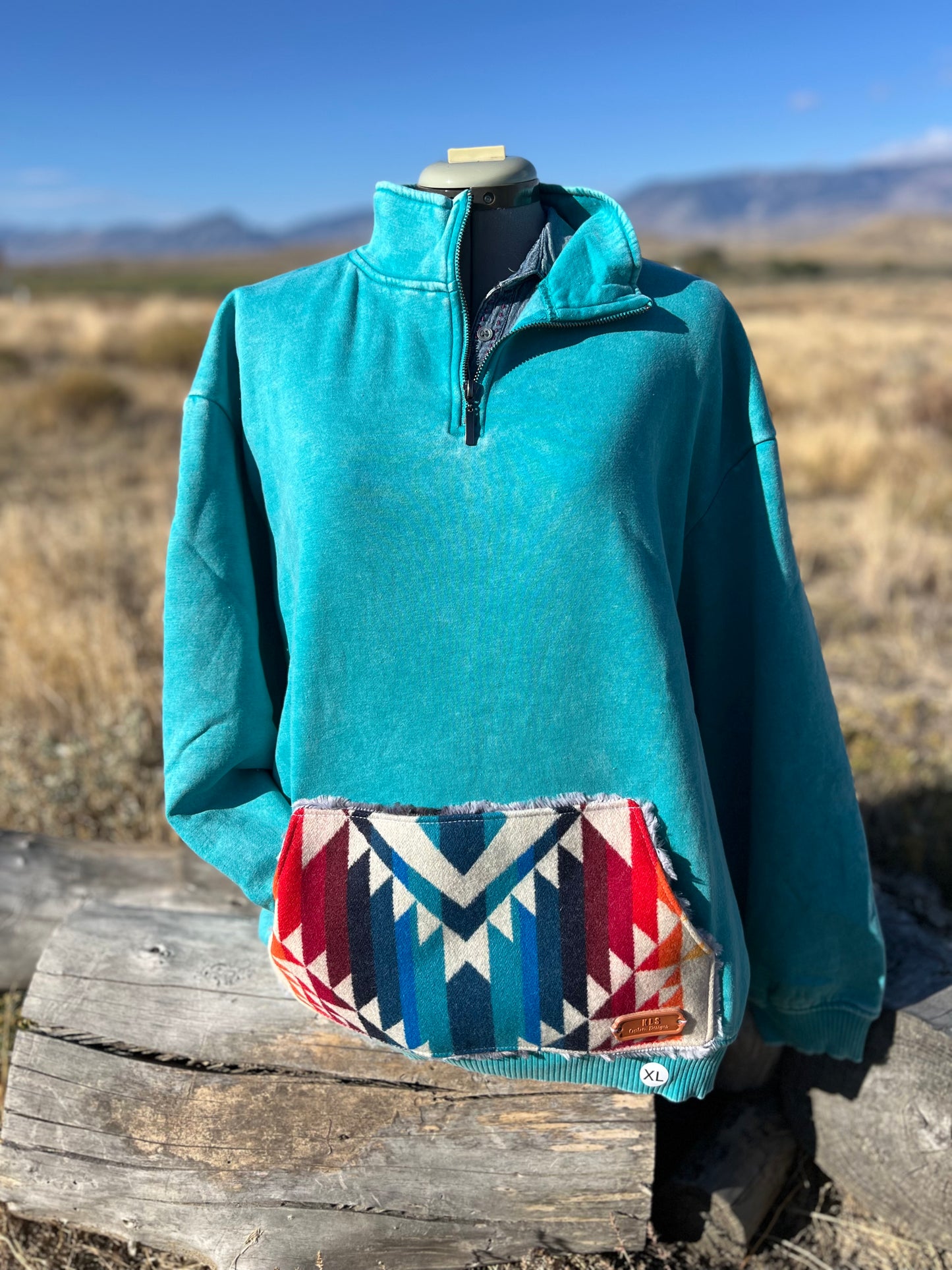 1/4 Zip Sweatshirt - 1X