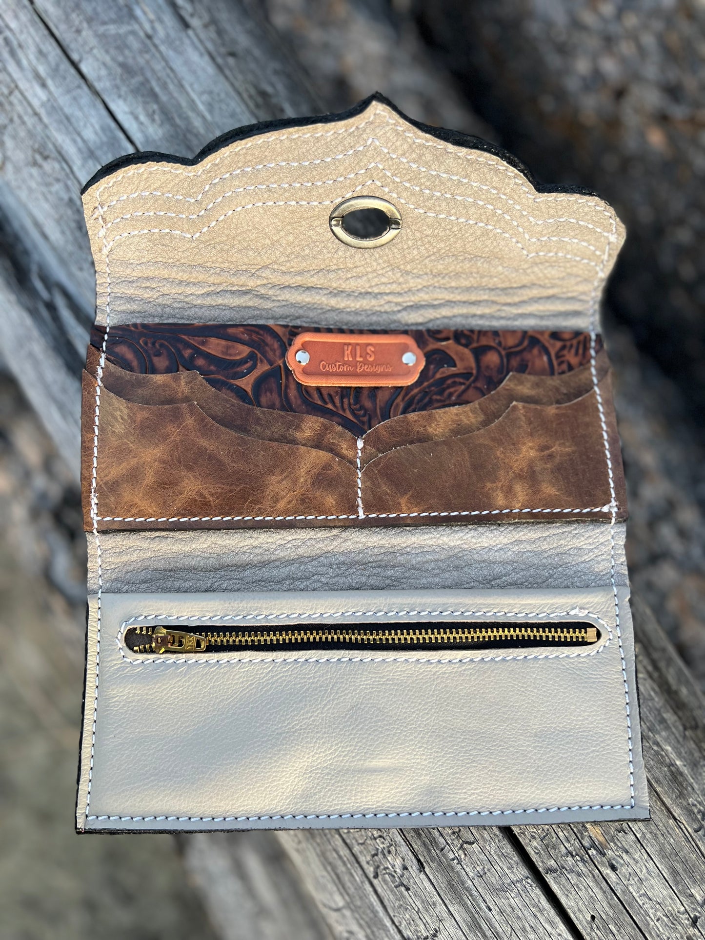 Tri-Fold Leather Wallet
