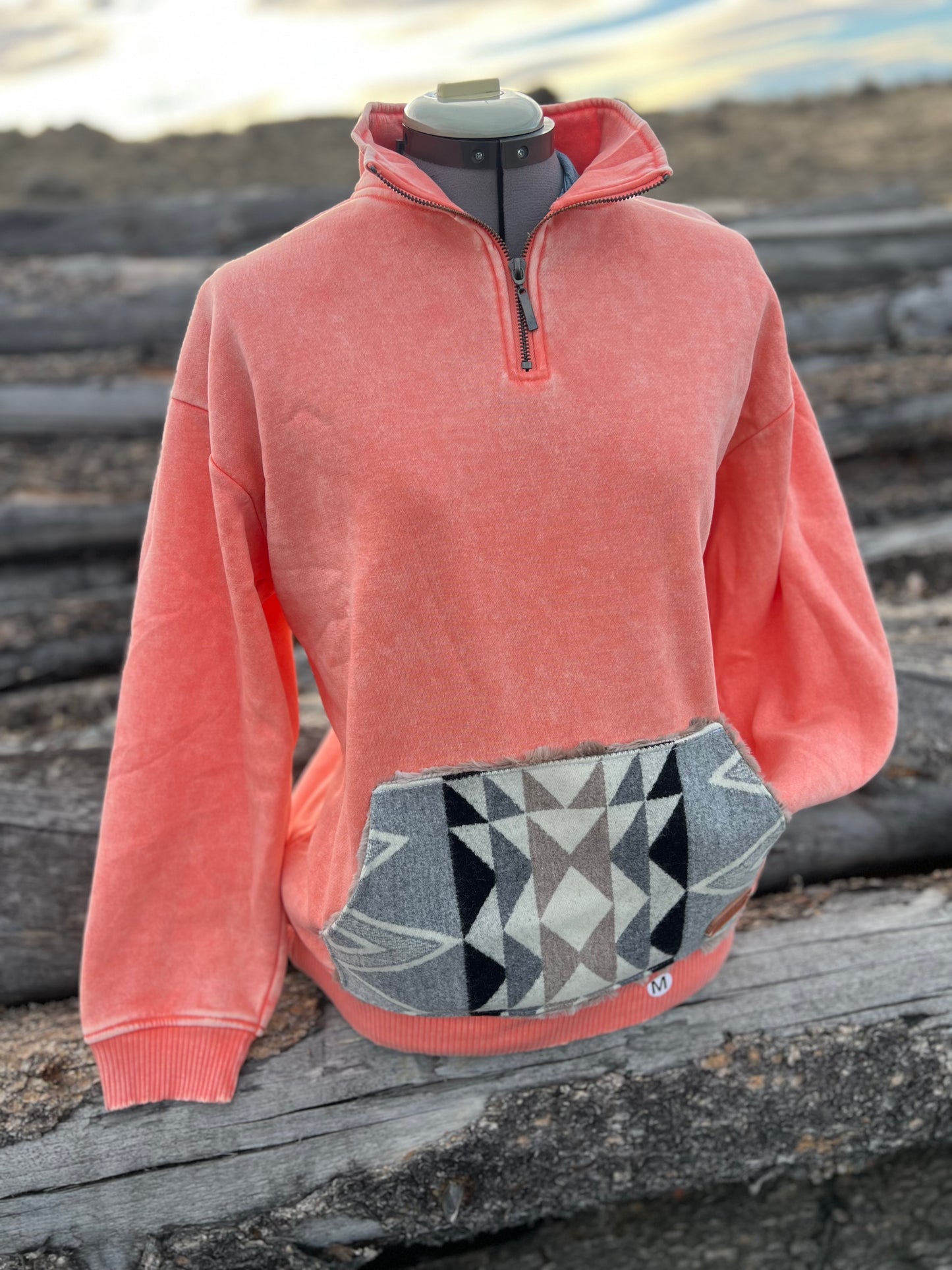 1/4 Zip Sweatshirt - Medium