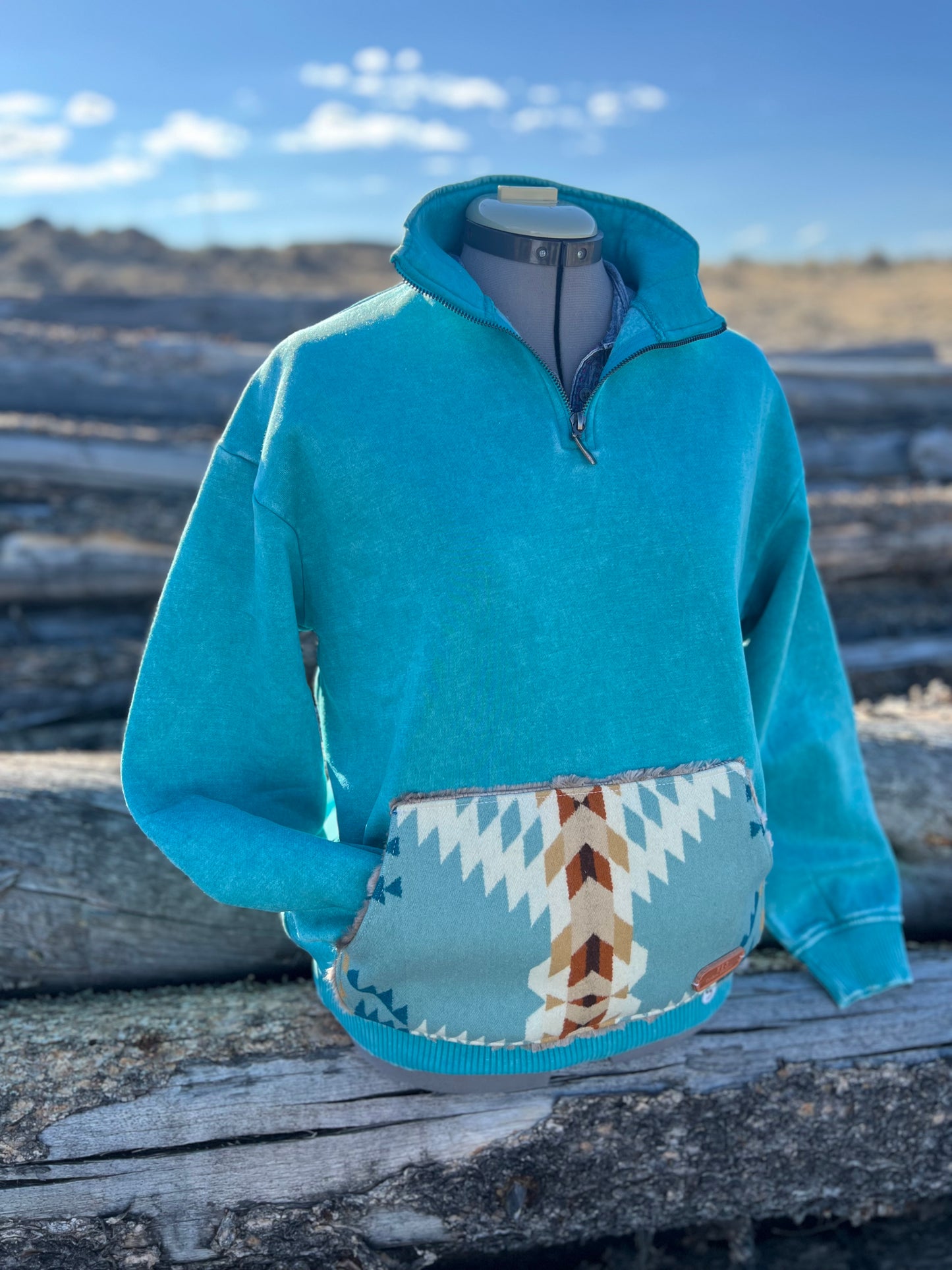 1/4 Zip Sweatshirt - Small