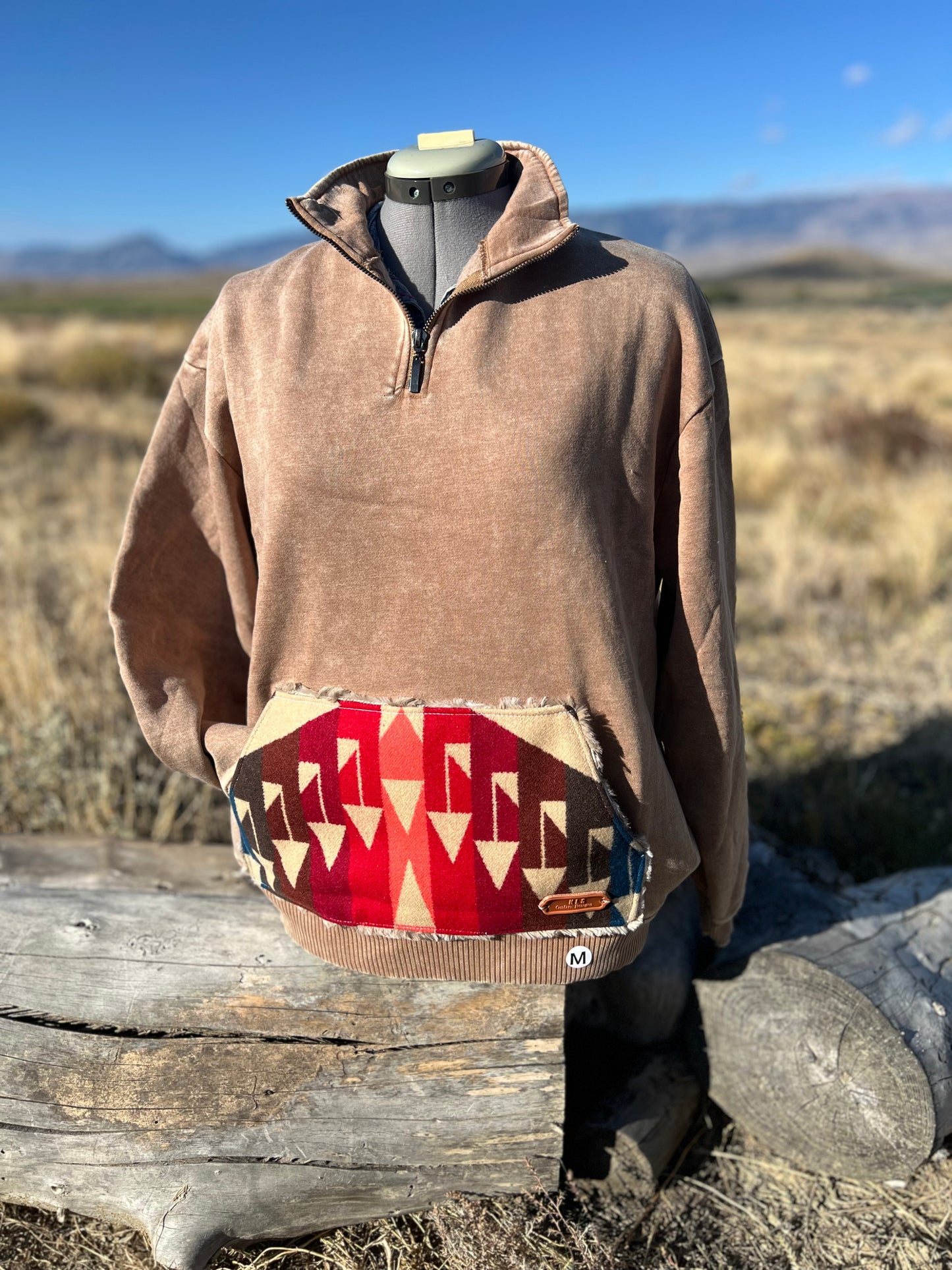 1/4 Zip Sweatshirt - Medium