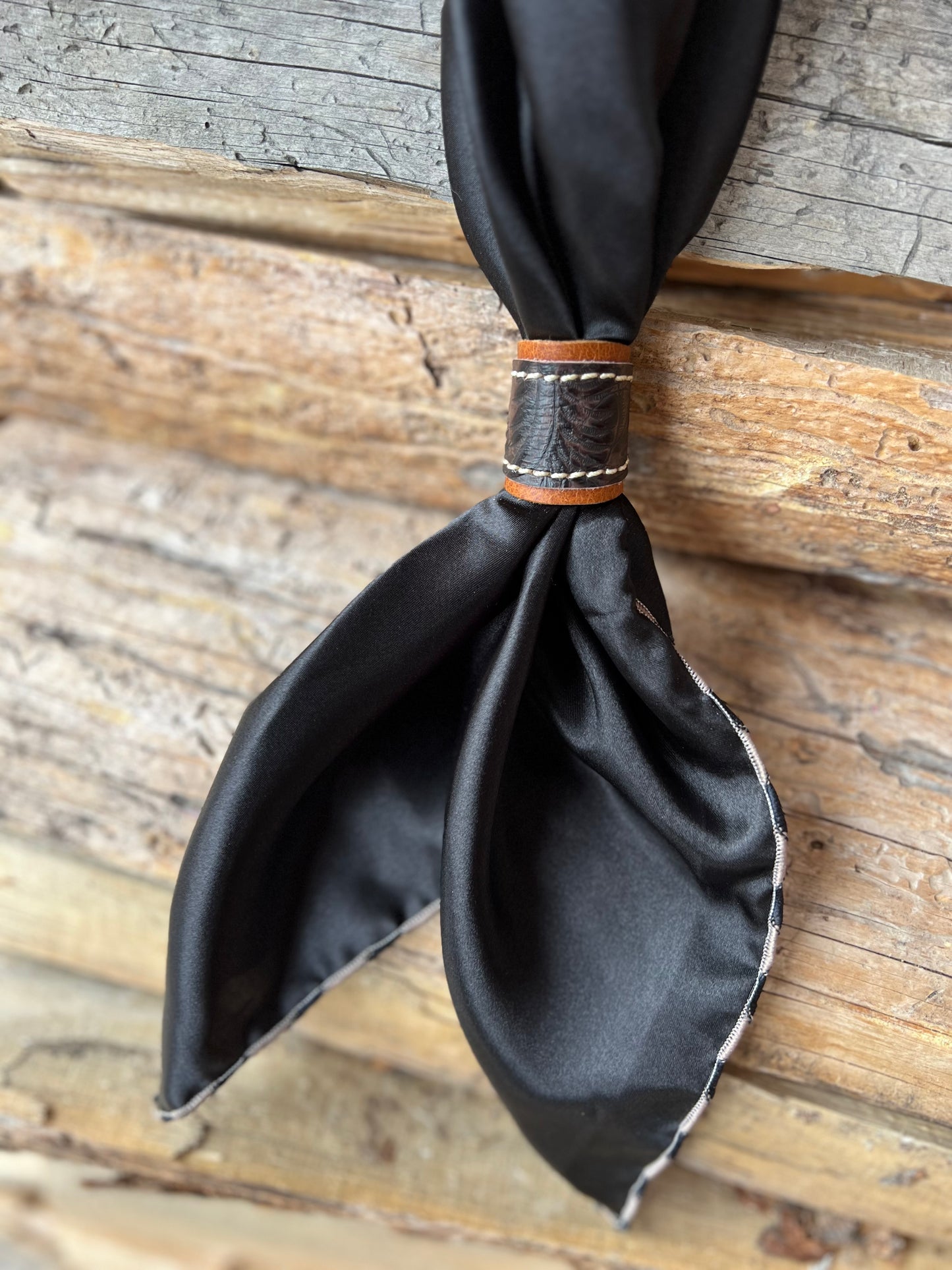 Leather Slide for Wild Rag/Scarf