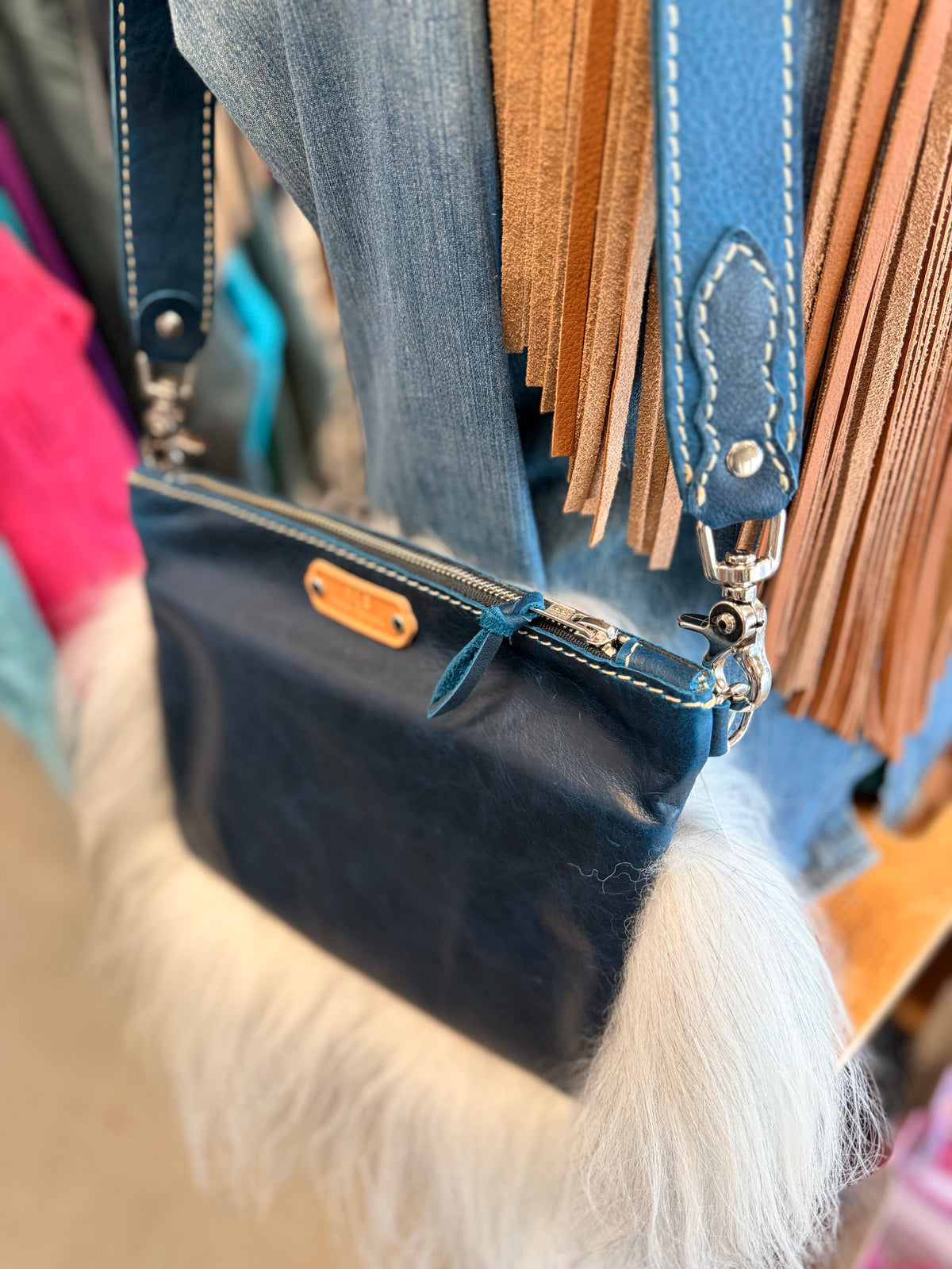 Mongolian Sheep Shoulder Bag