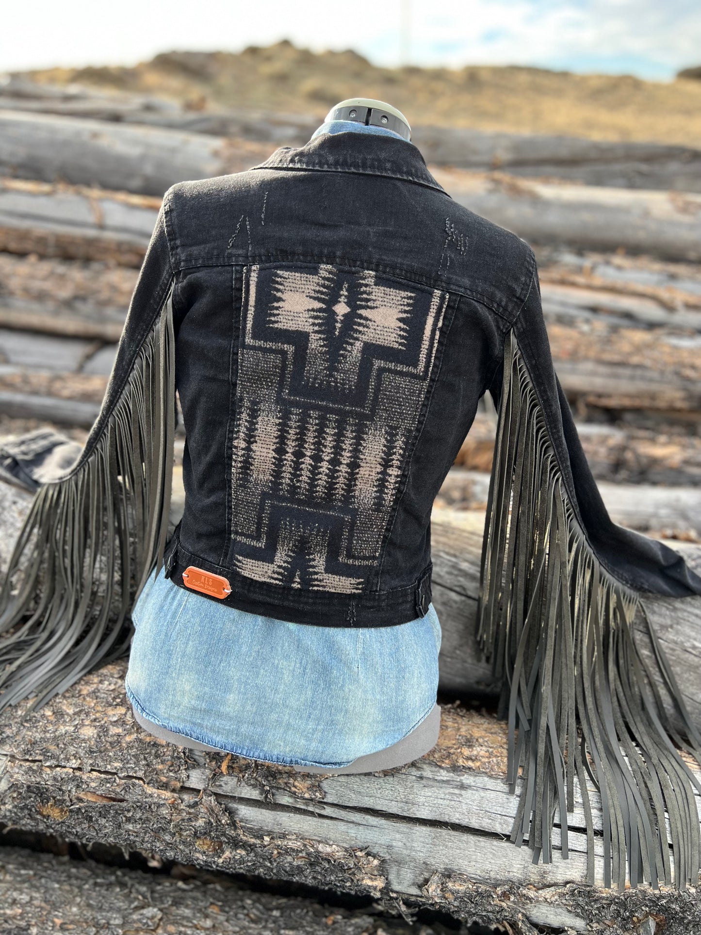 Fringe Jacket with Pendleton ~Ladies S/M