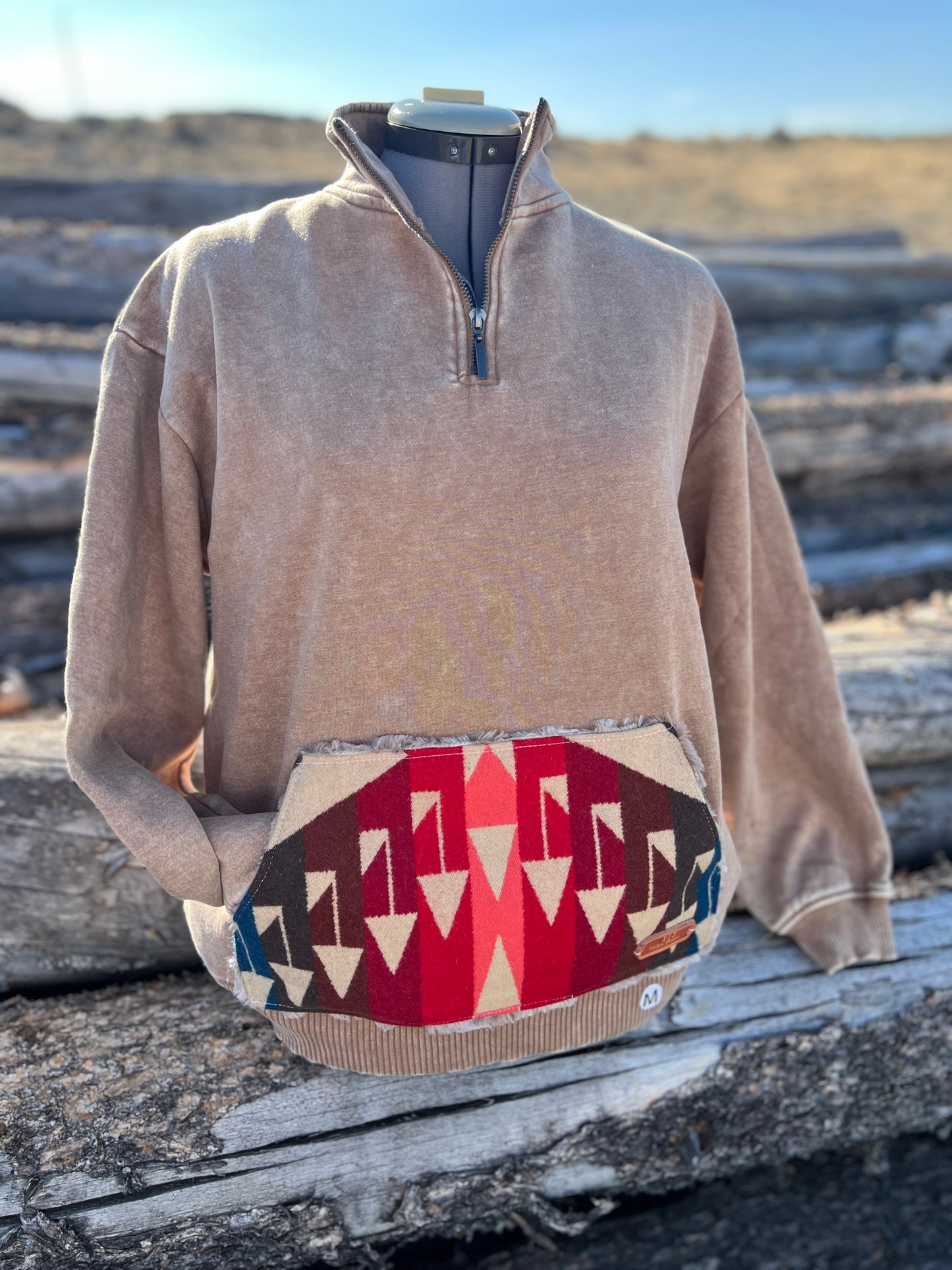 1/4 Zip Sweatshirt - Medium