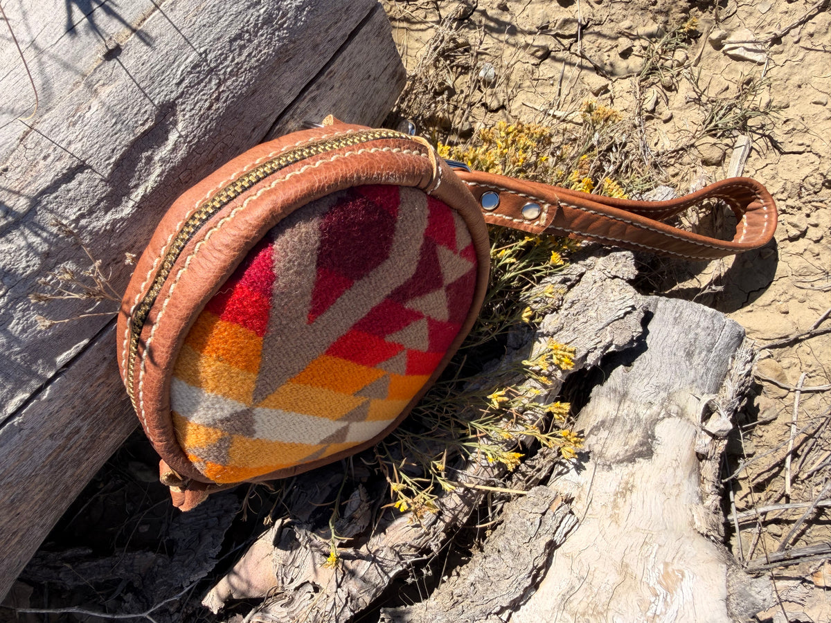 Mini Round Wristlet
