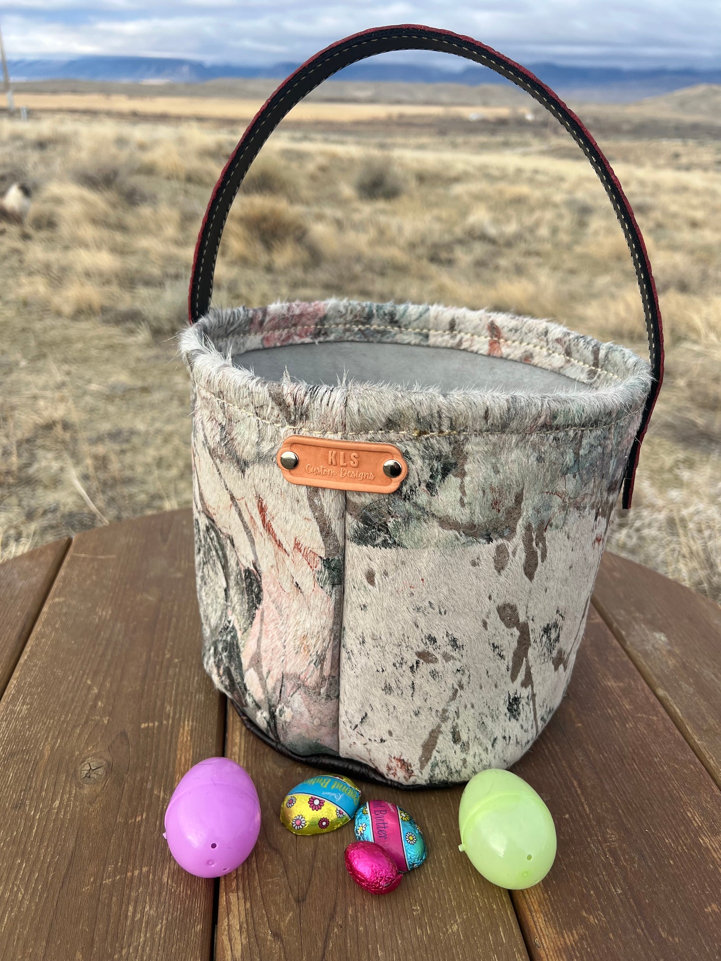 Leather Basket - Full Size