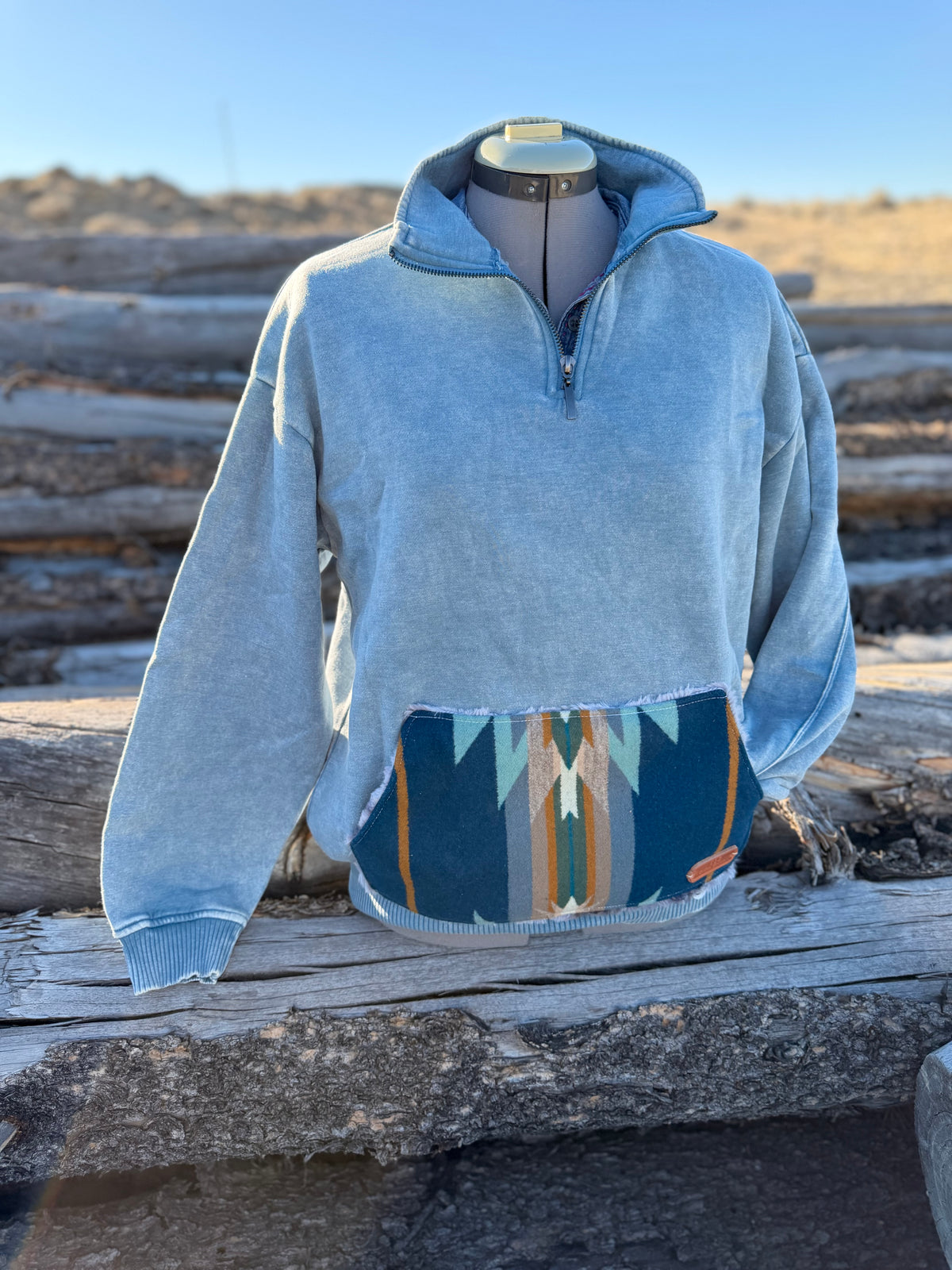 1/4 Zip Sweatshirt - Small