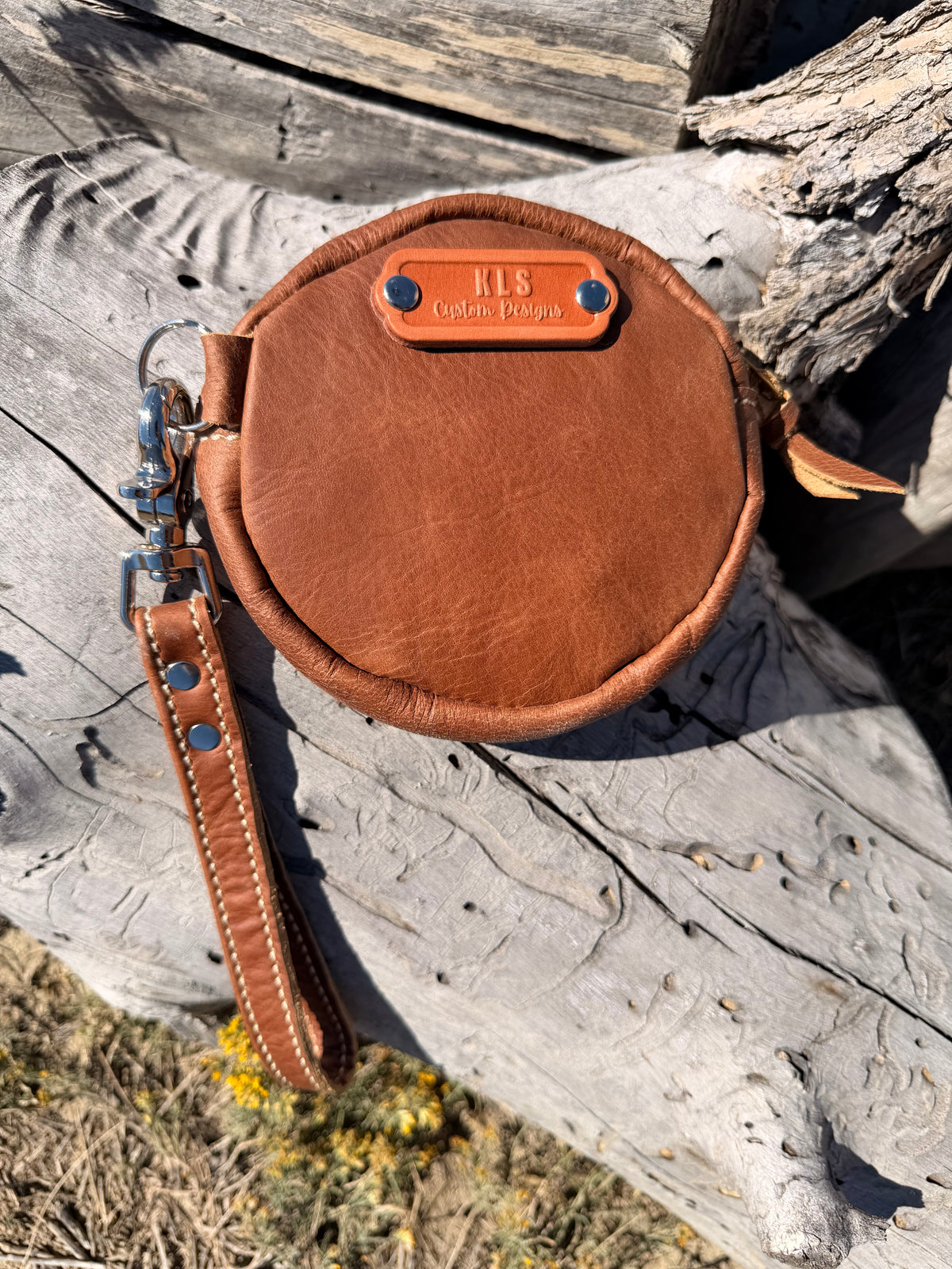 Mini Round Wristlet