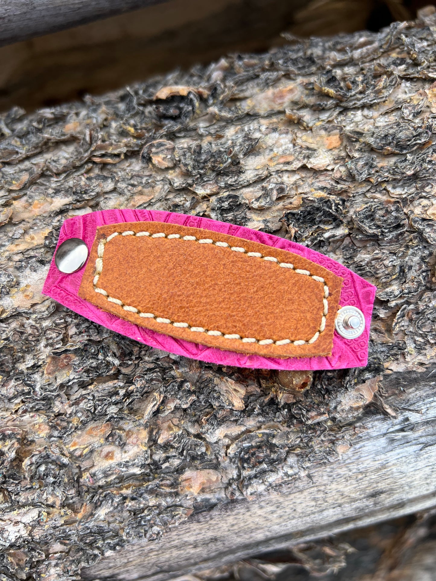 Leather Slide for Wild Rag/Scarf