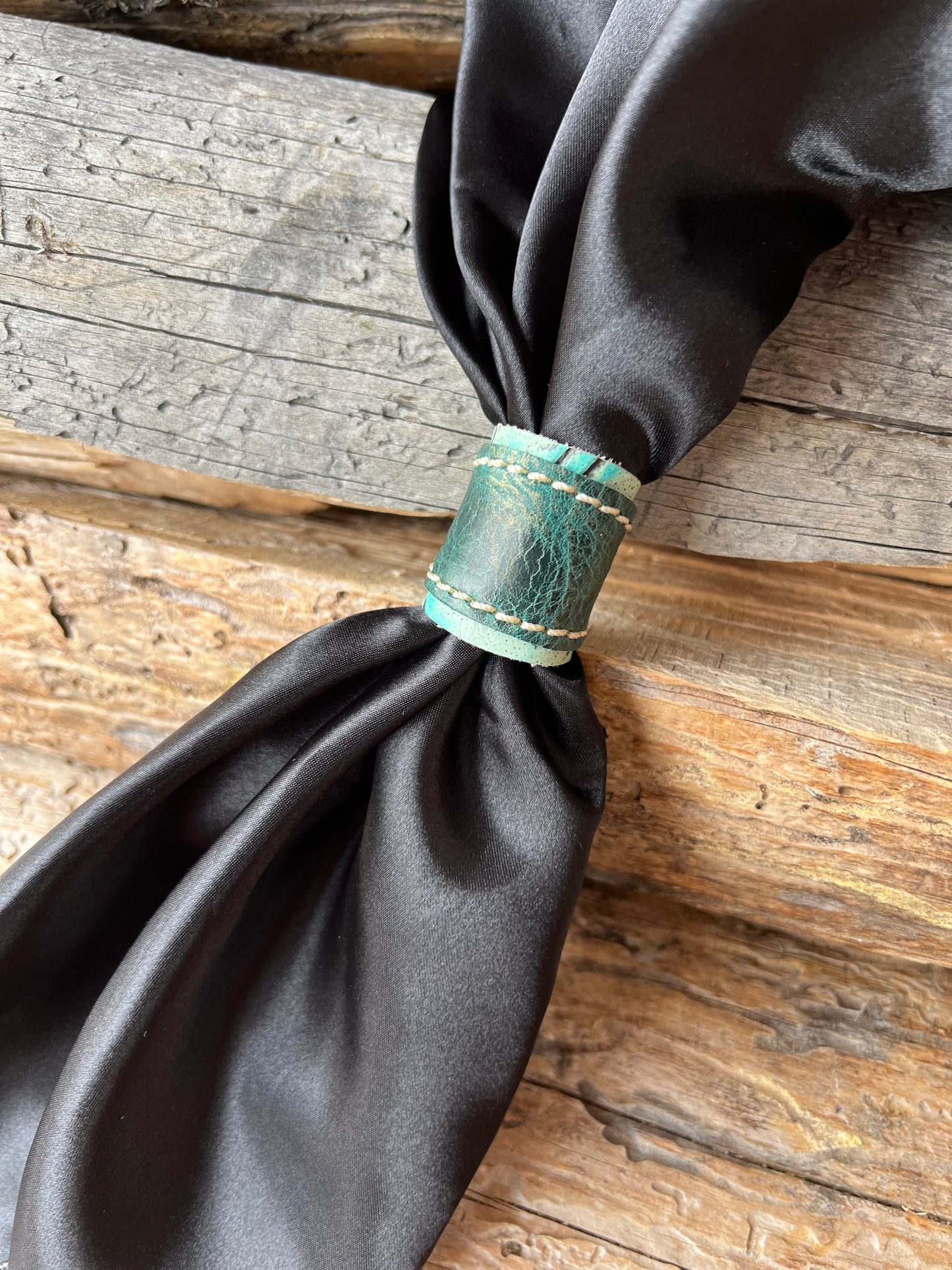 Leather Slide for Wild Rag/Scarf