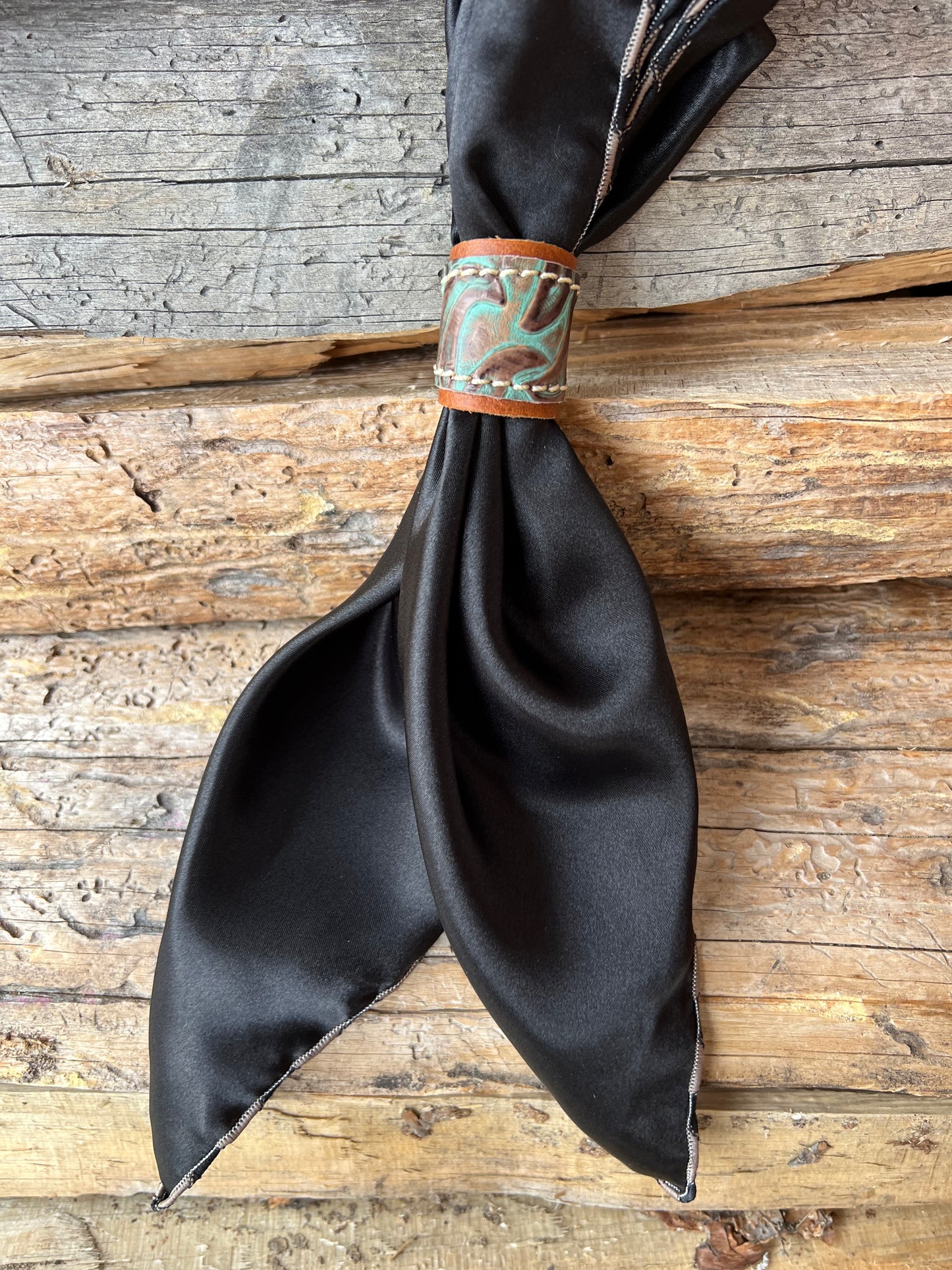 Leather Slide for Wild Rag/Scarf