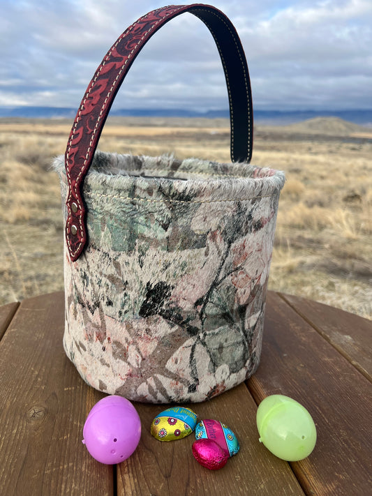 Leather Basket - Full Size