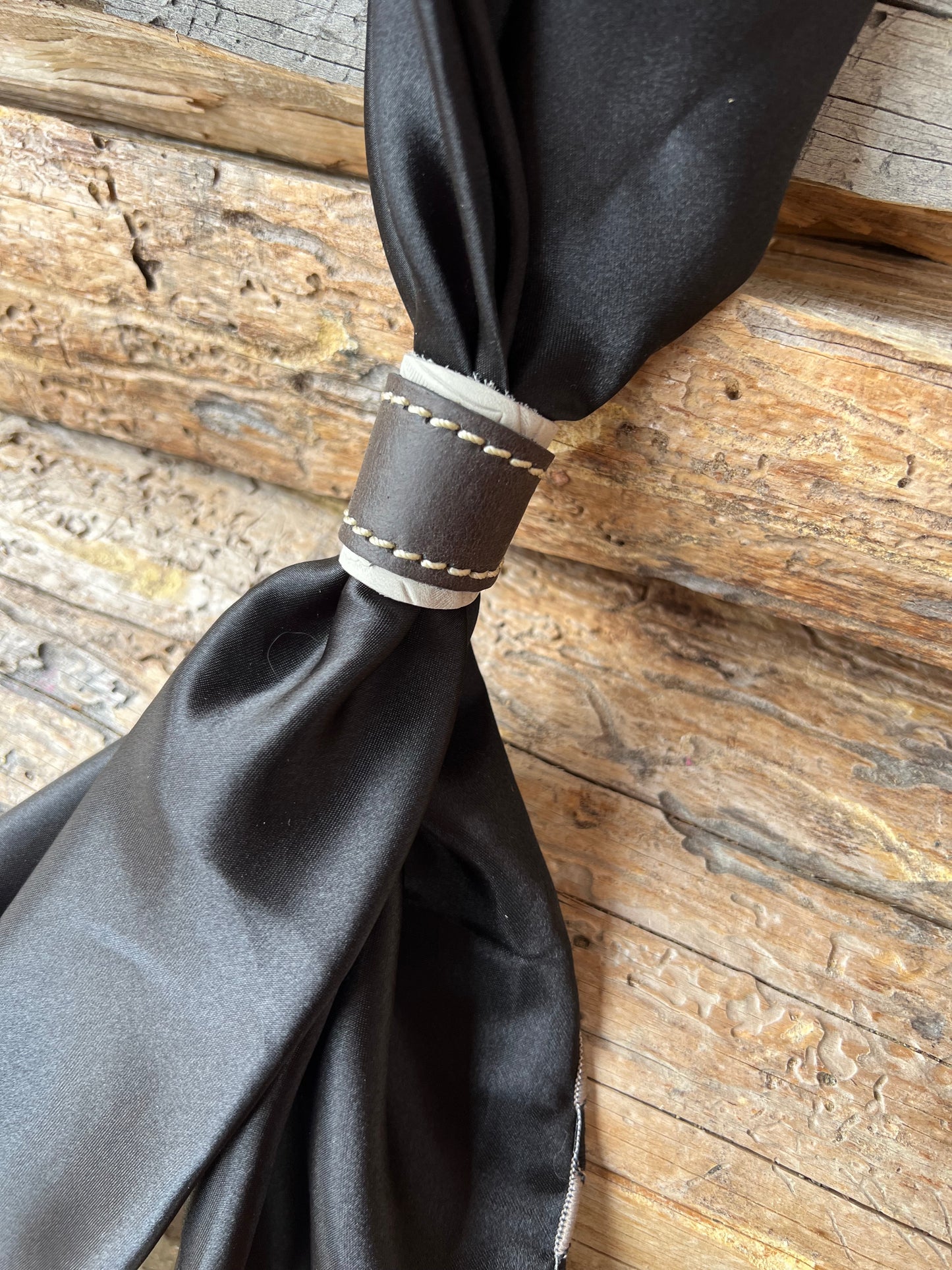 Leather Slide for Wild Rag/Scarf