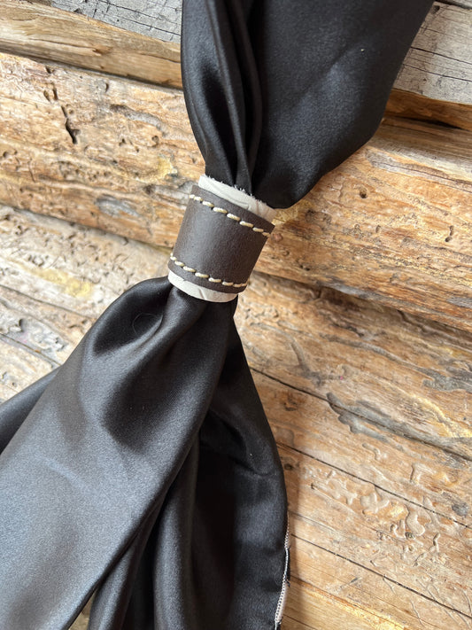 Leather Slide for Wild Rag/Scarf