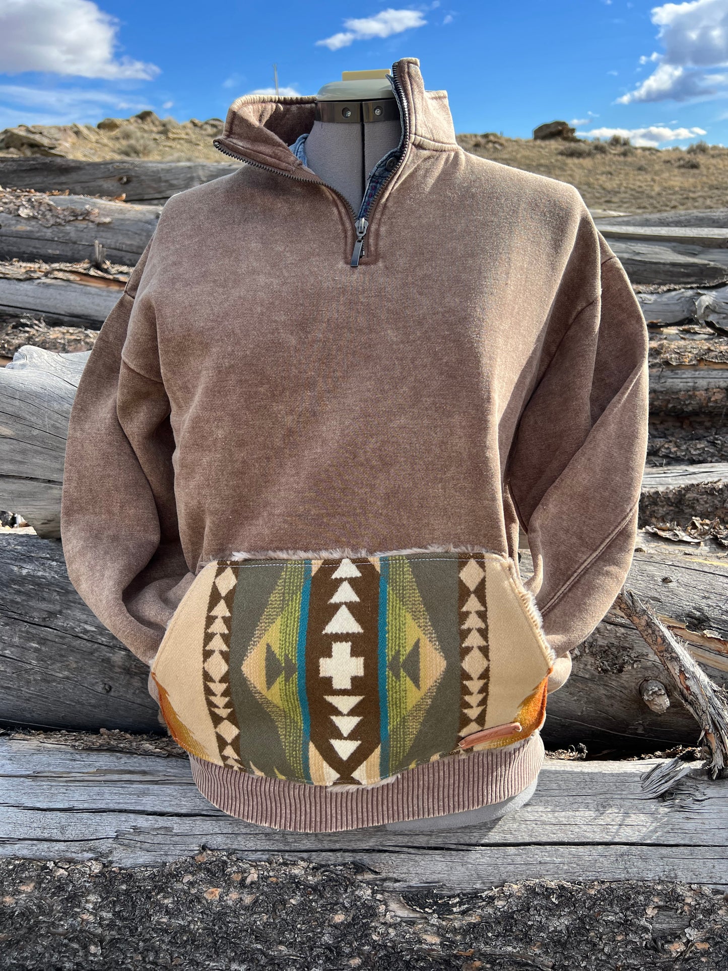 1/4 Zip Sweatshirt - Small