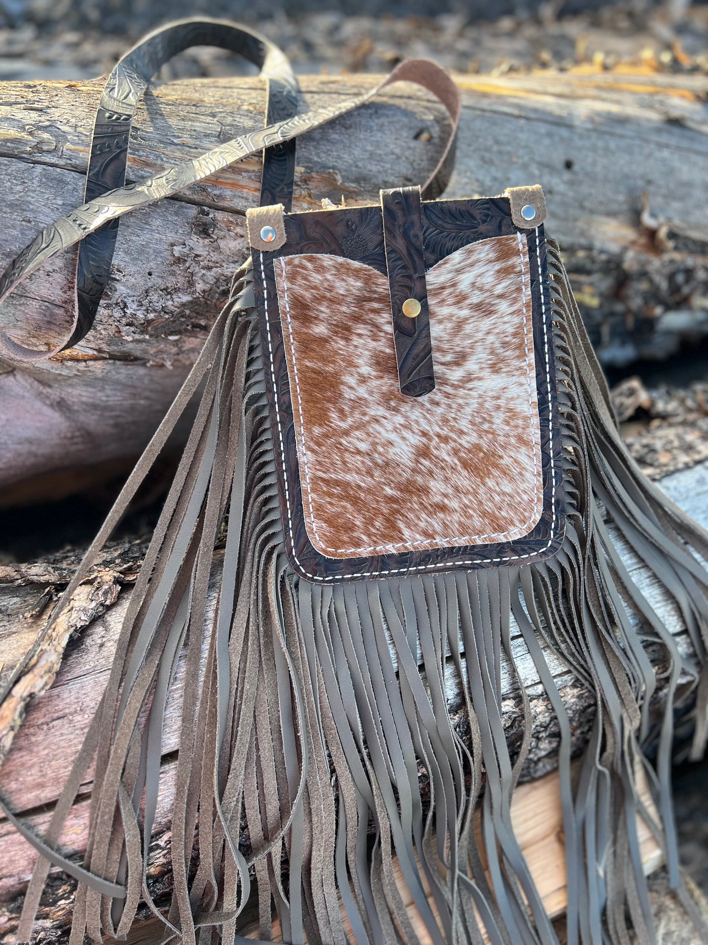 Cellphone Crossbody with Fringe