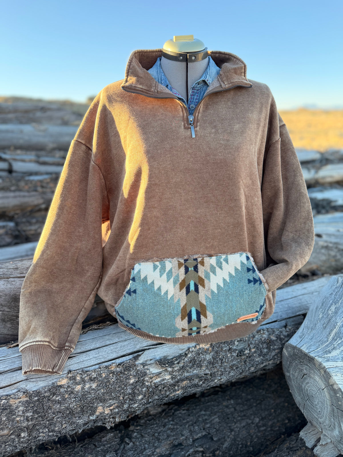 1/4 Zip Sweatshirt - XL