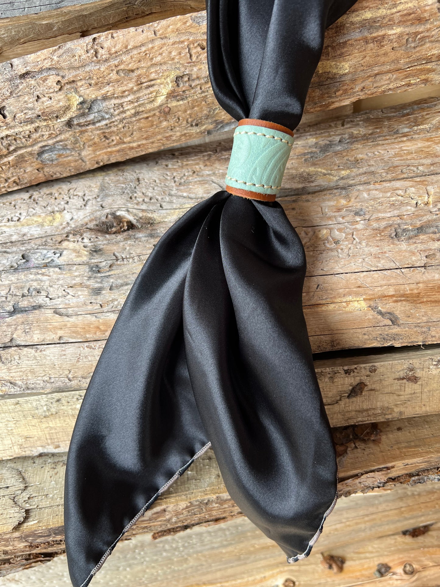 Leather Slide for Wild Rag/Scarf