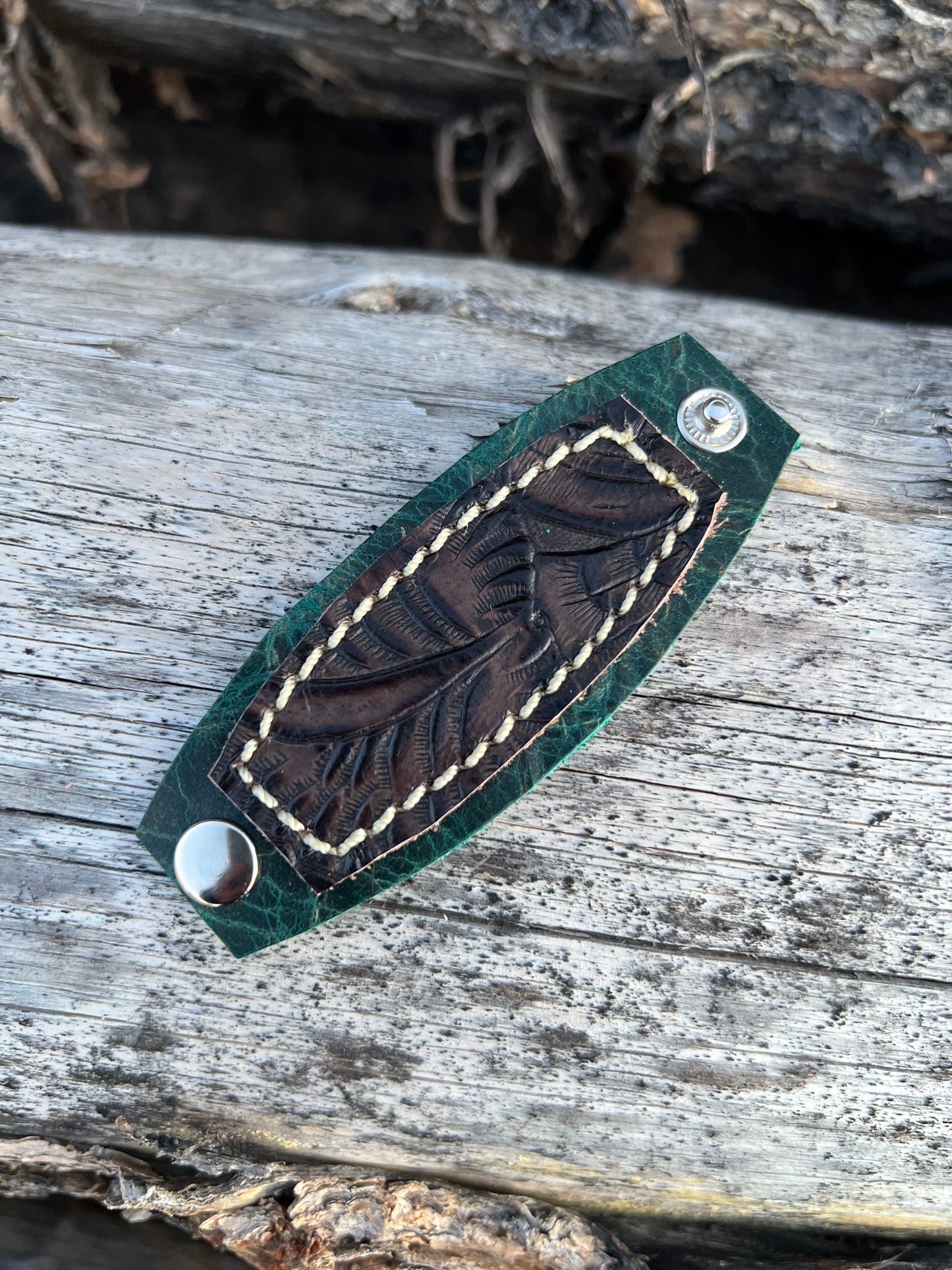 Leather Slide for Wild Rag/Scarf