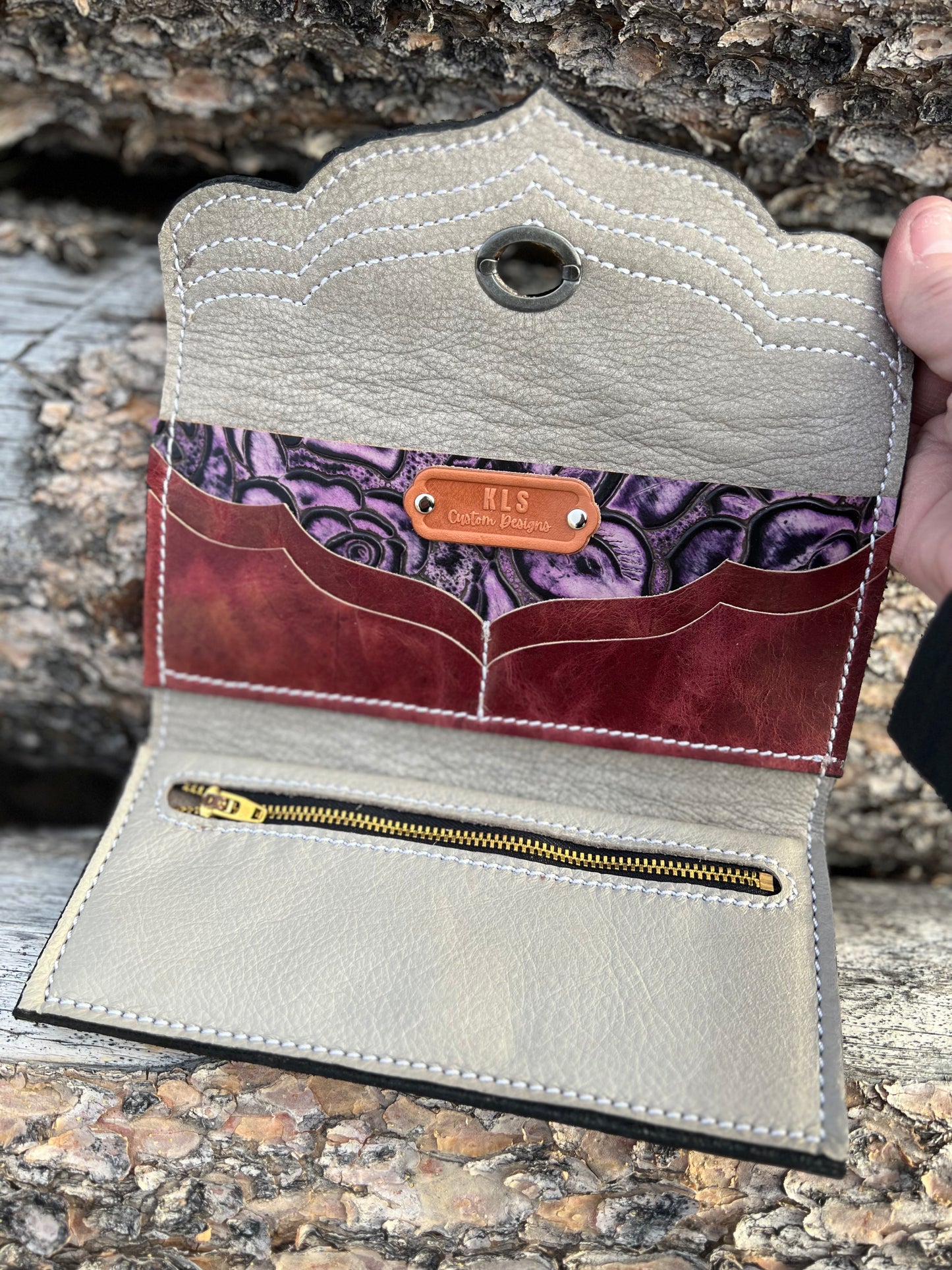 Tri-Fold Leather Wallet