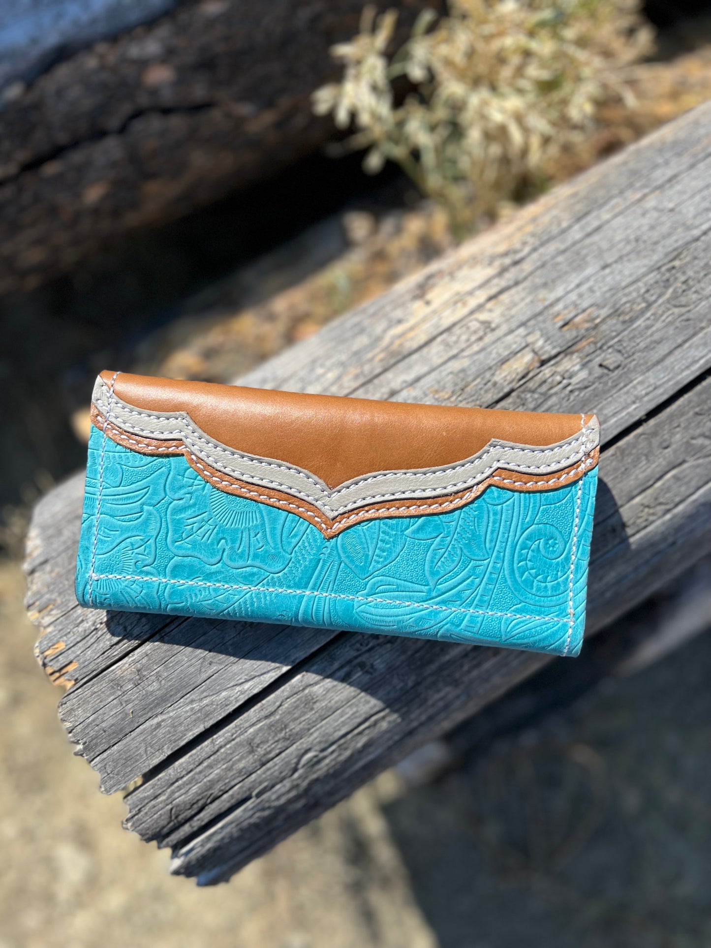 Tri-Fold Leather Wallet