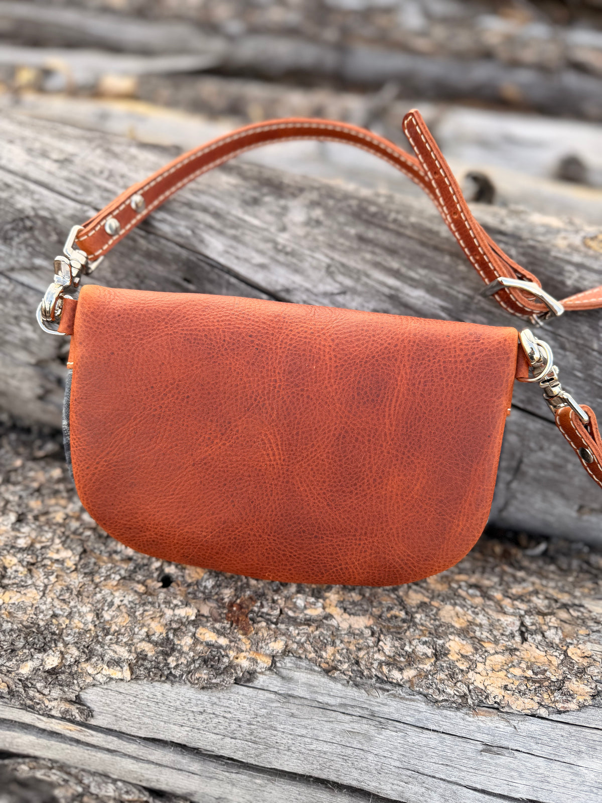 Sling Bag - *Special Edition* Pendleton Plaid - Bison Leather + Leather Strap