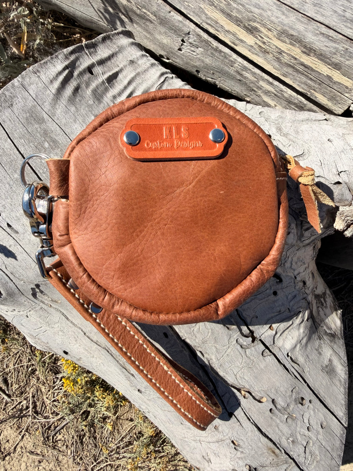 Mini Round Wristlet