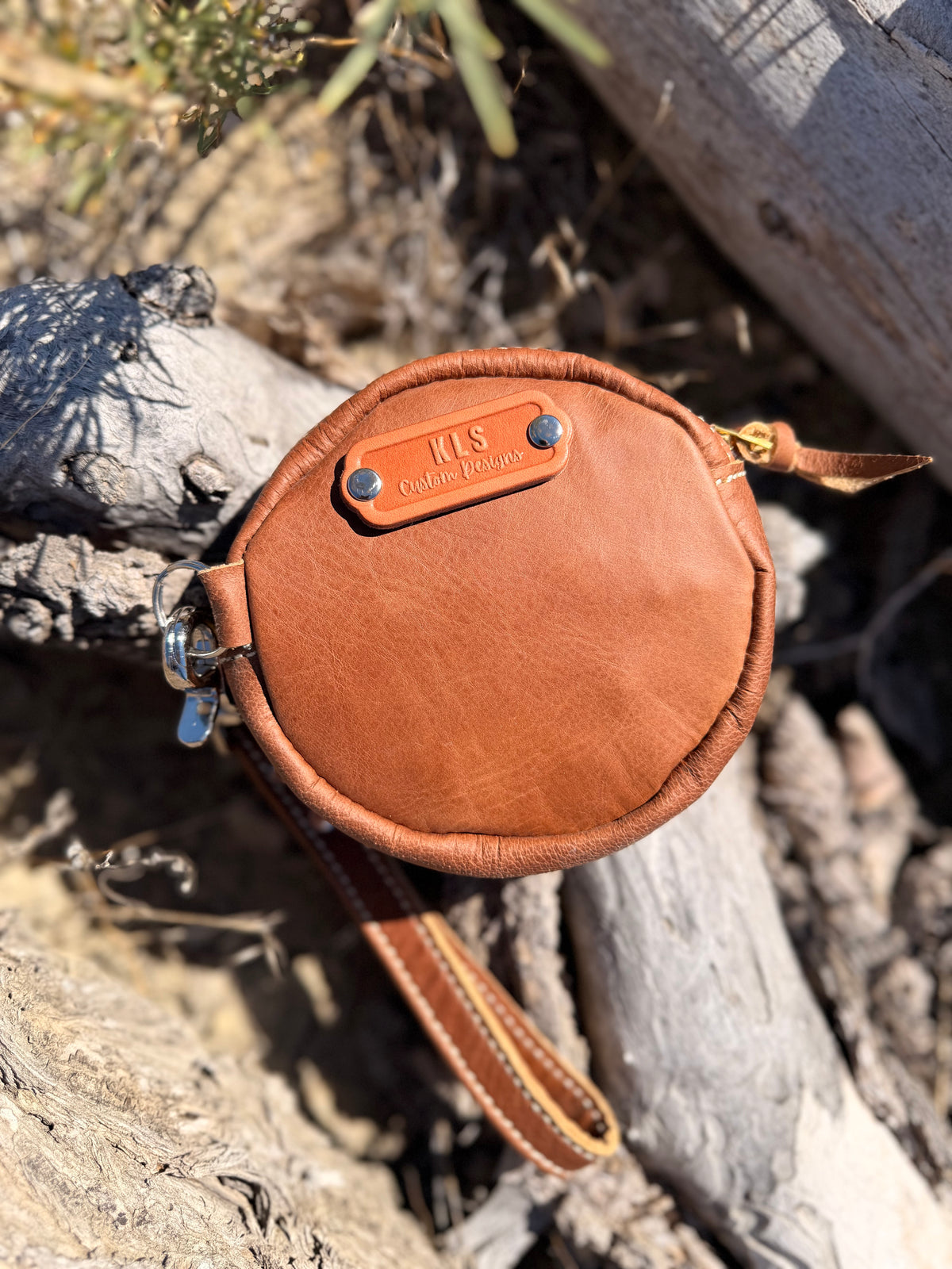 Mini Round Wristlet